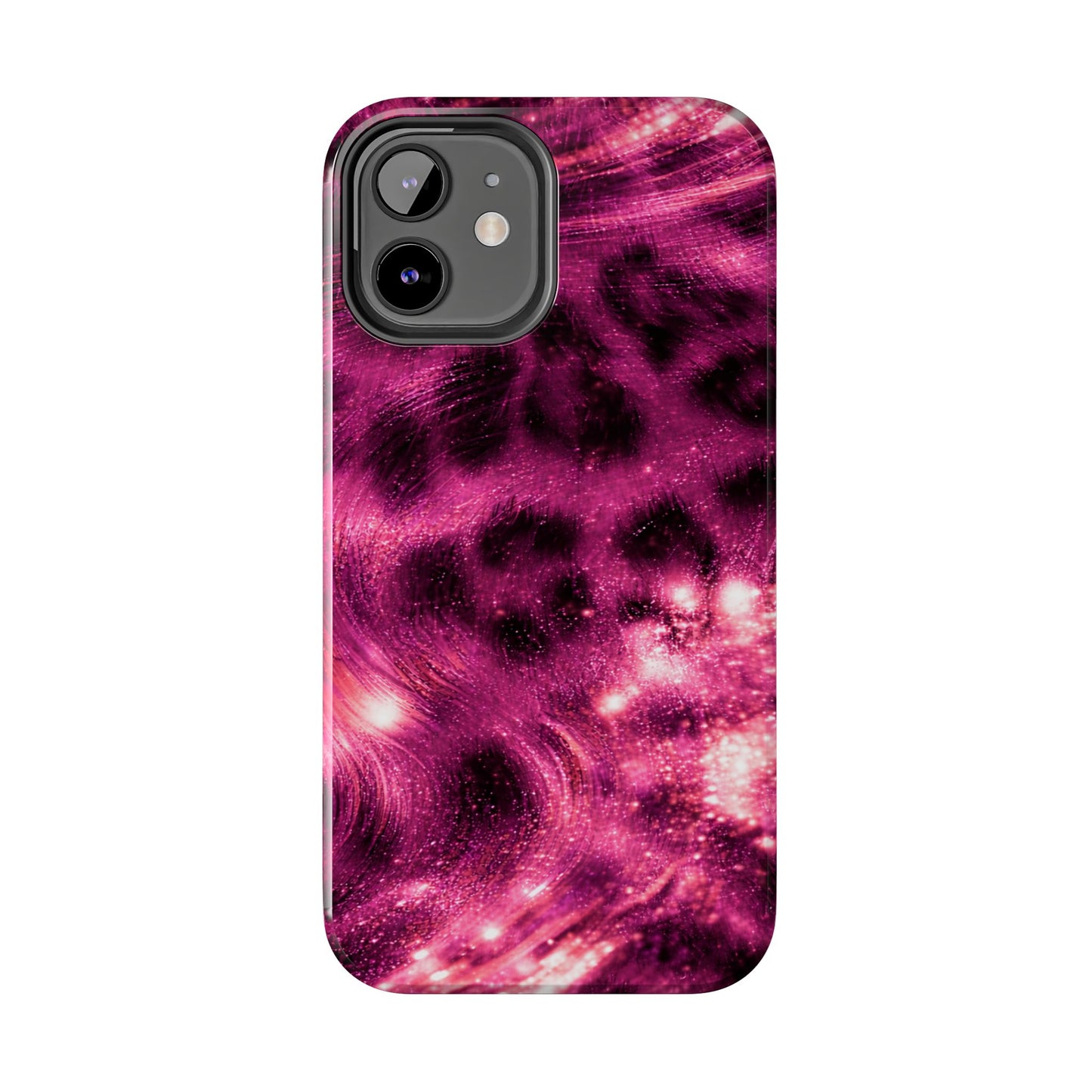 Magenta Y2K Leopard - Protective Phone Case