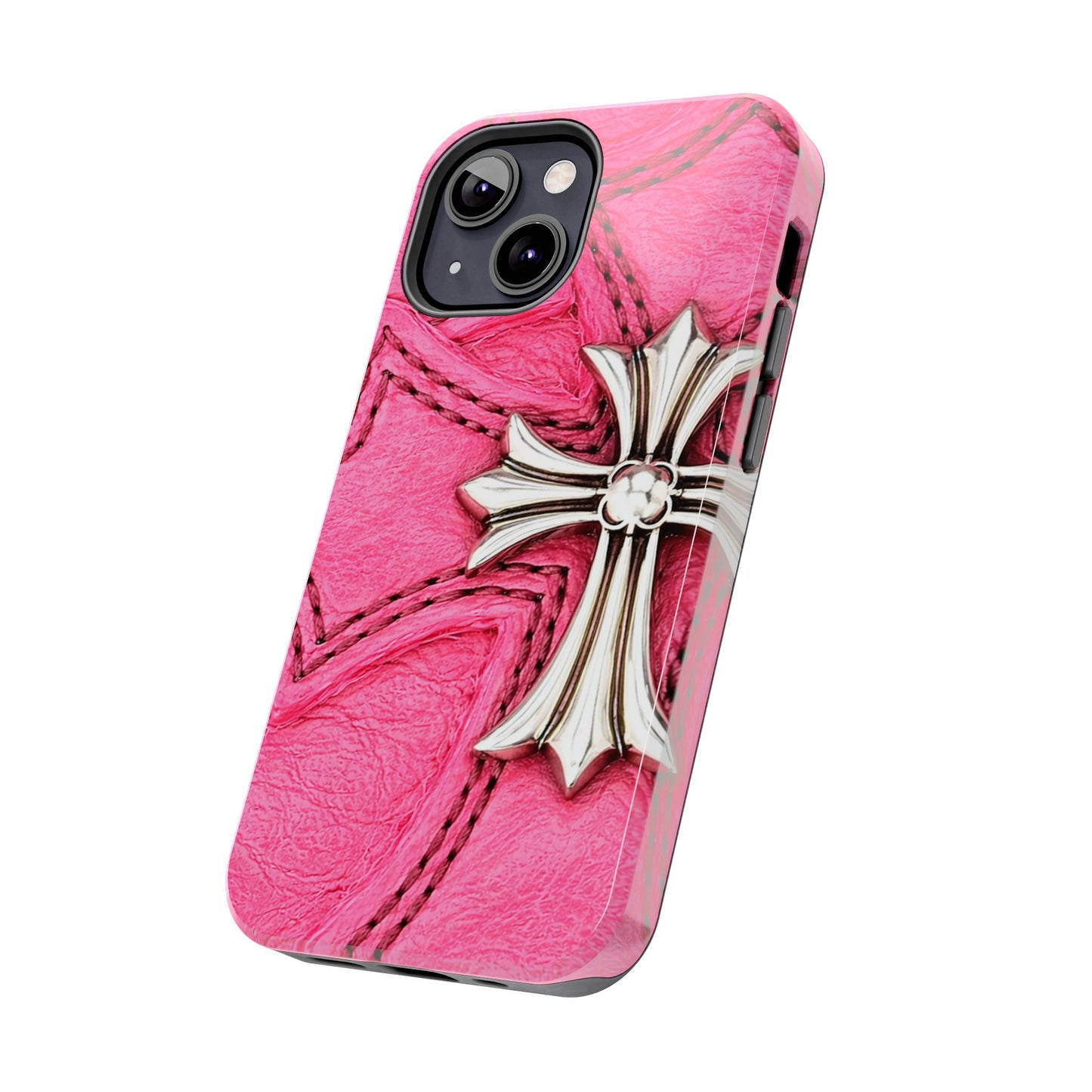 Pink Cross - Protective Phone Case