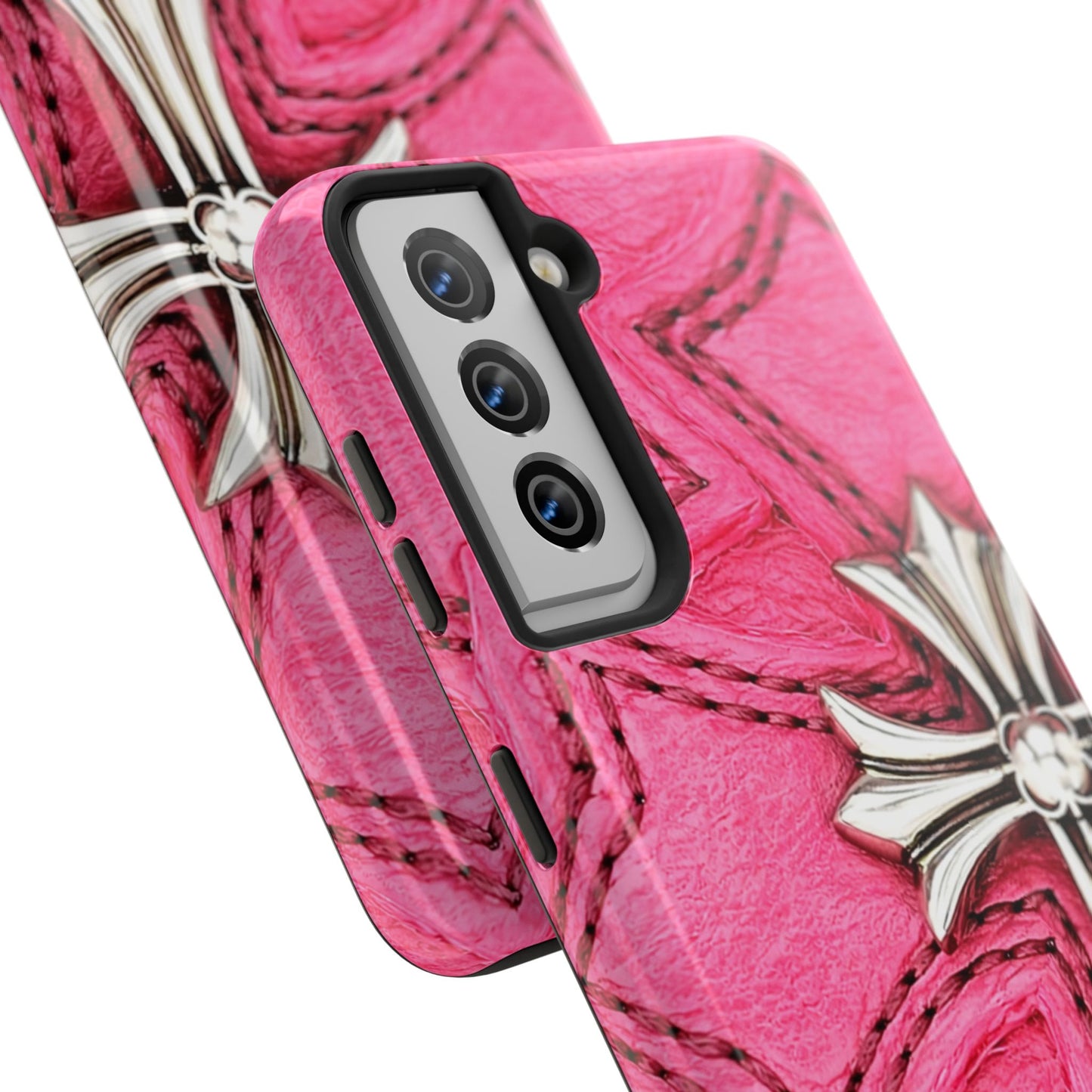 Pink Cross - Protective Phone Case