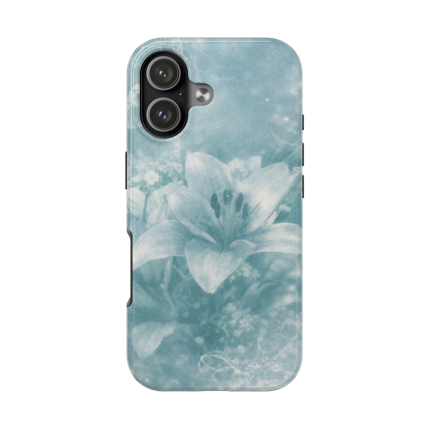 Teal Lily - Protective Phone Case