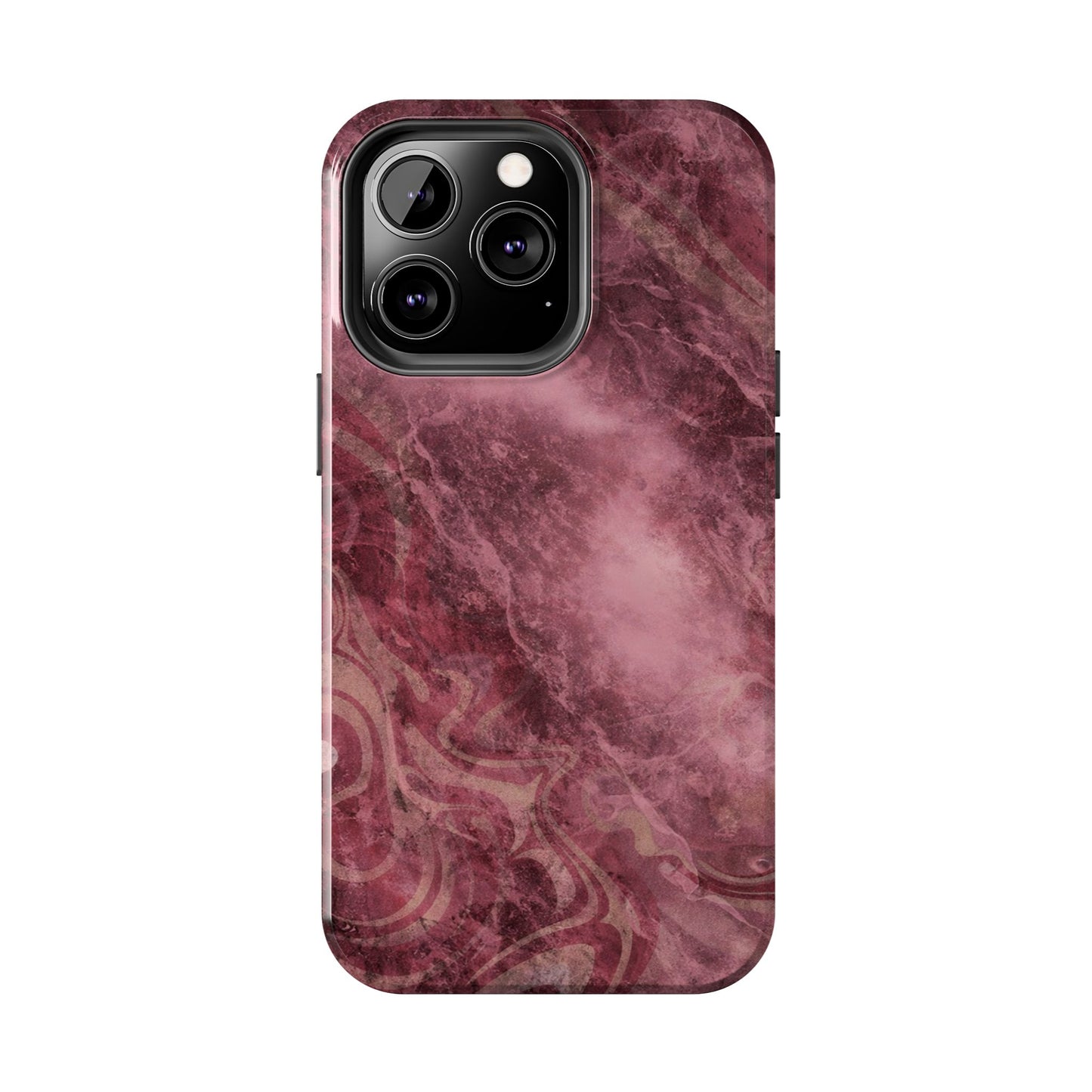 Marble Magenta - Protective Phone Case