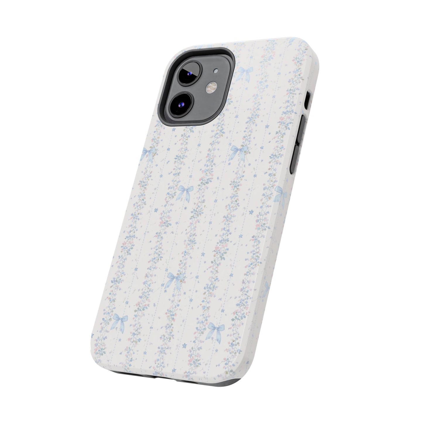 Bows and Stripes - Protective Phone Case