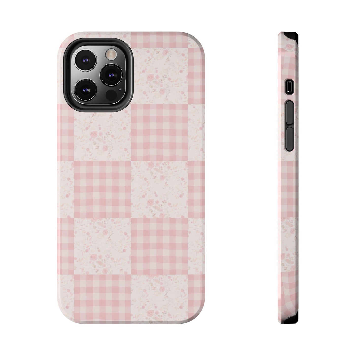 Baby Pink Quilt - Protective Phone Case