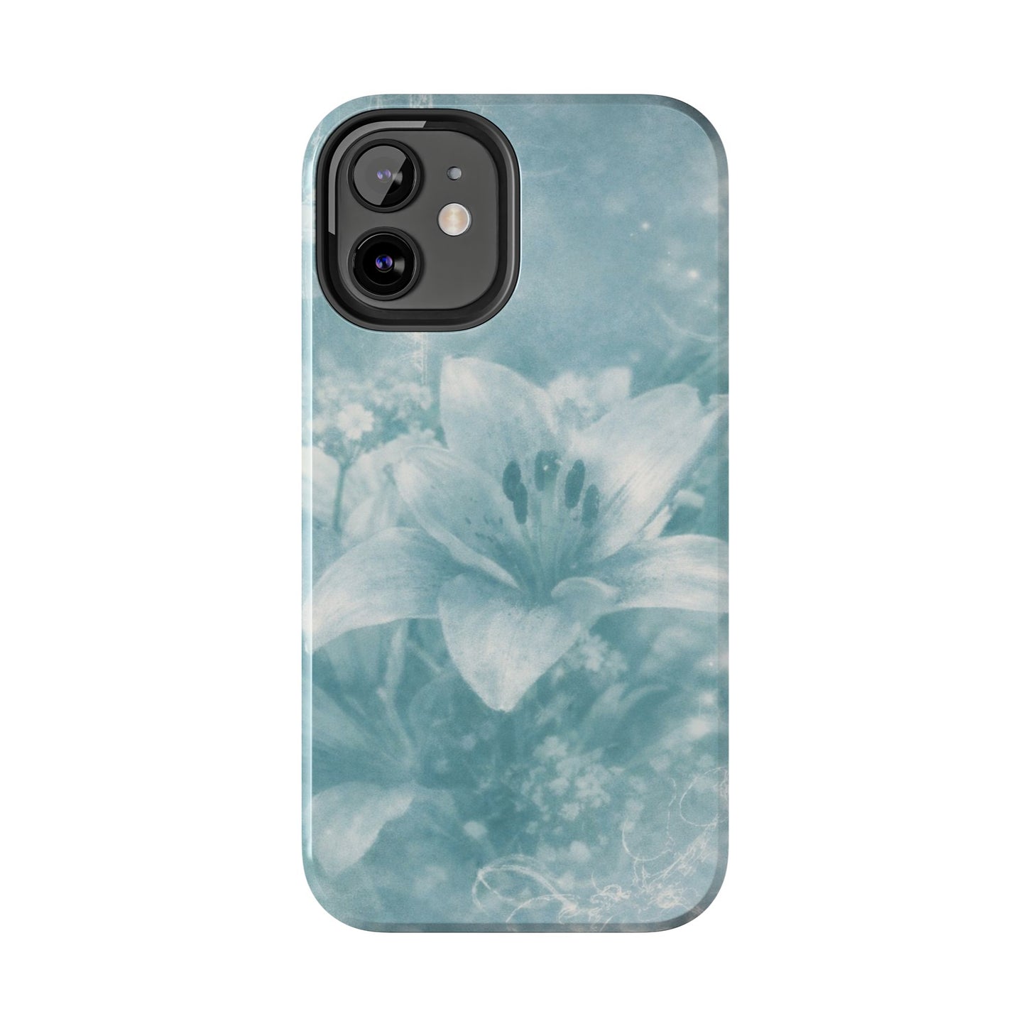 Teal Lily - Protective Phone Case