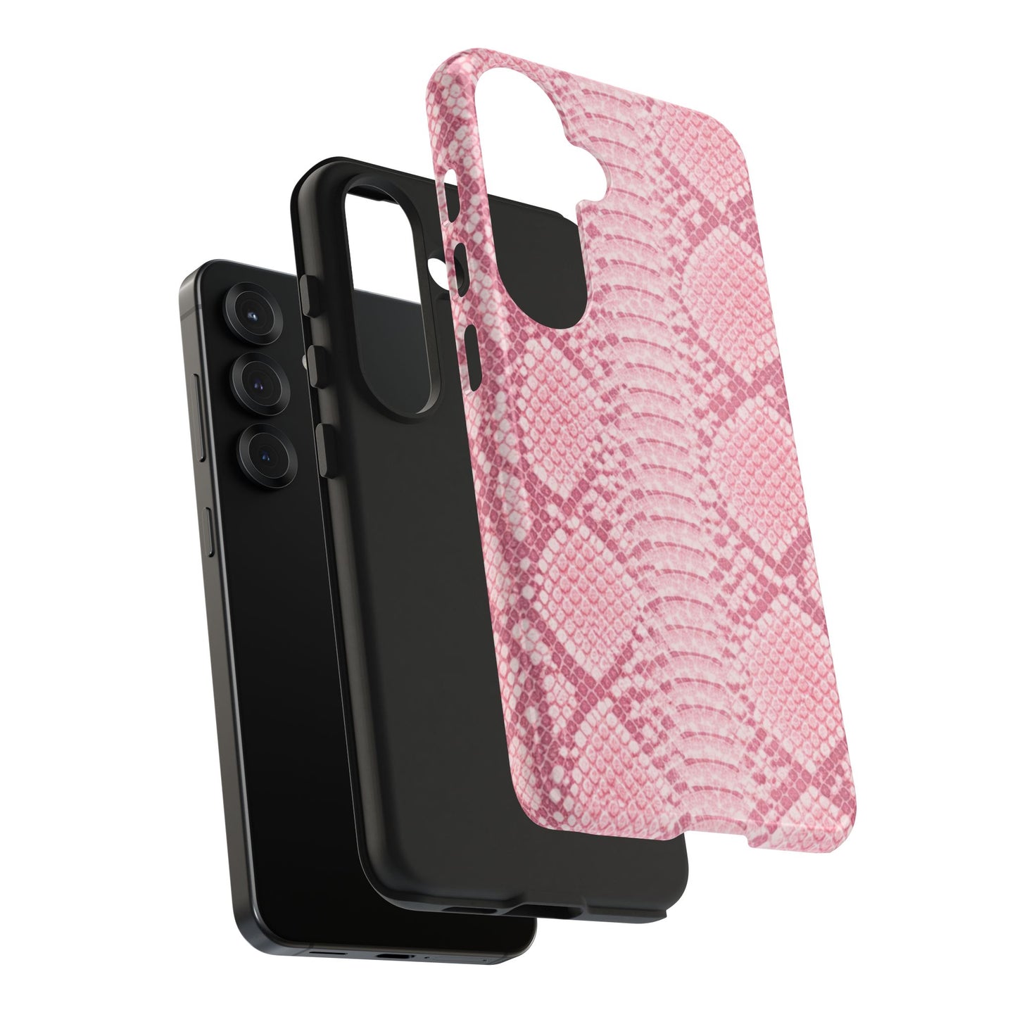 Pink Snake Skin - Protective Phone Case