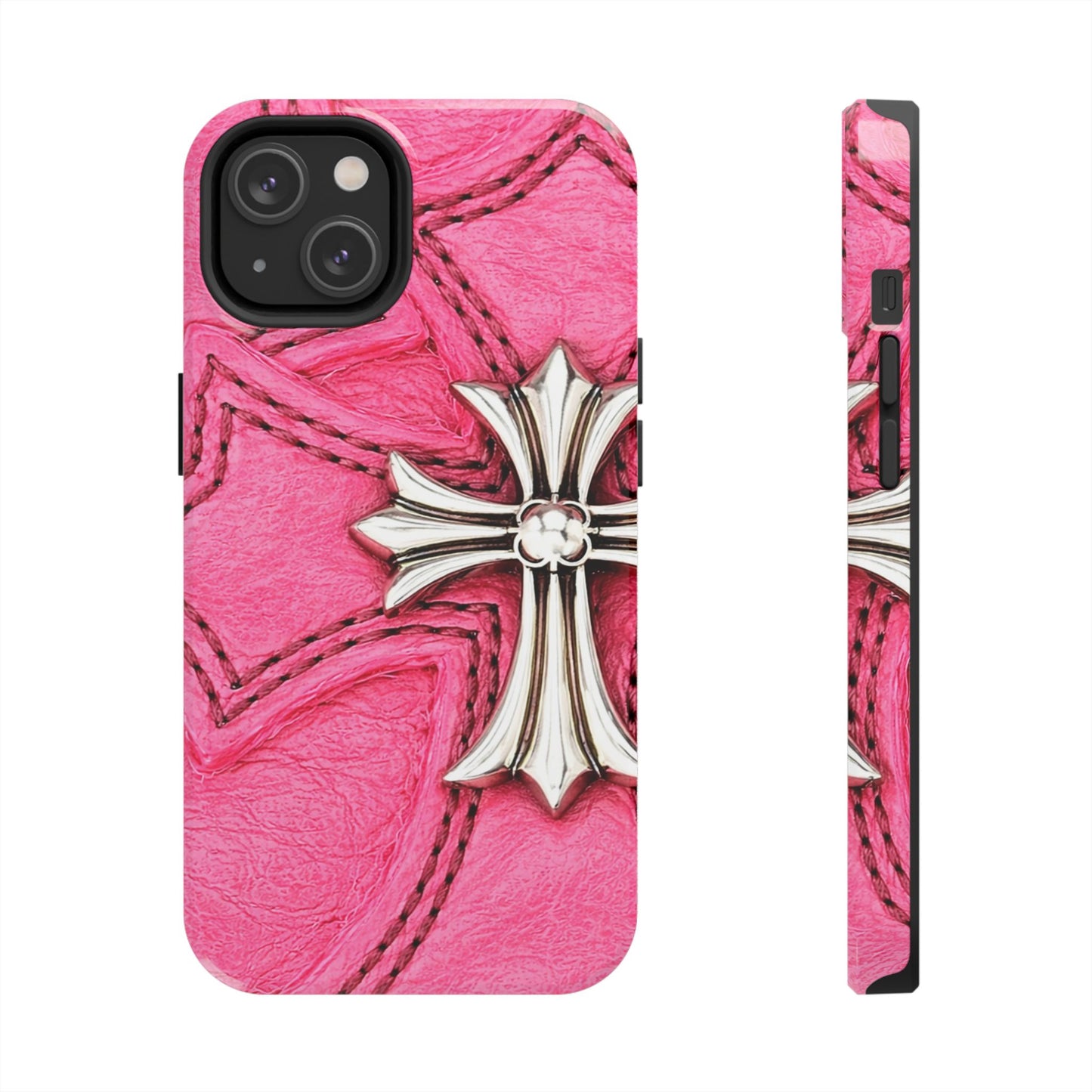 Pink Cross - Protective Phone Case
