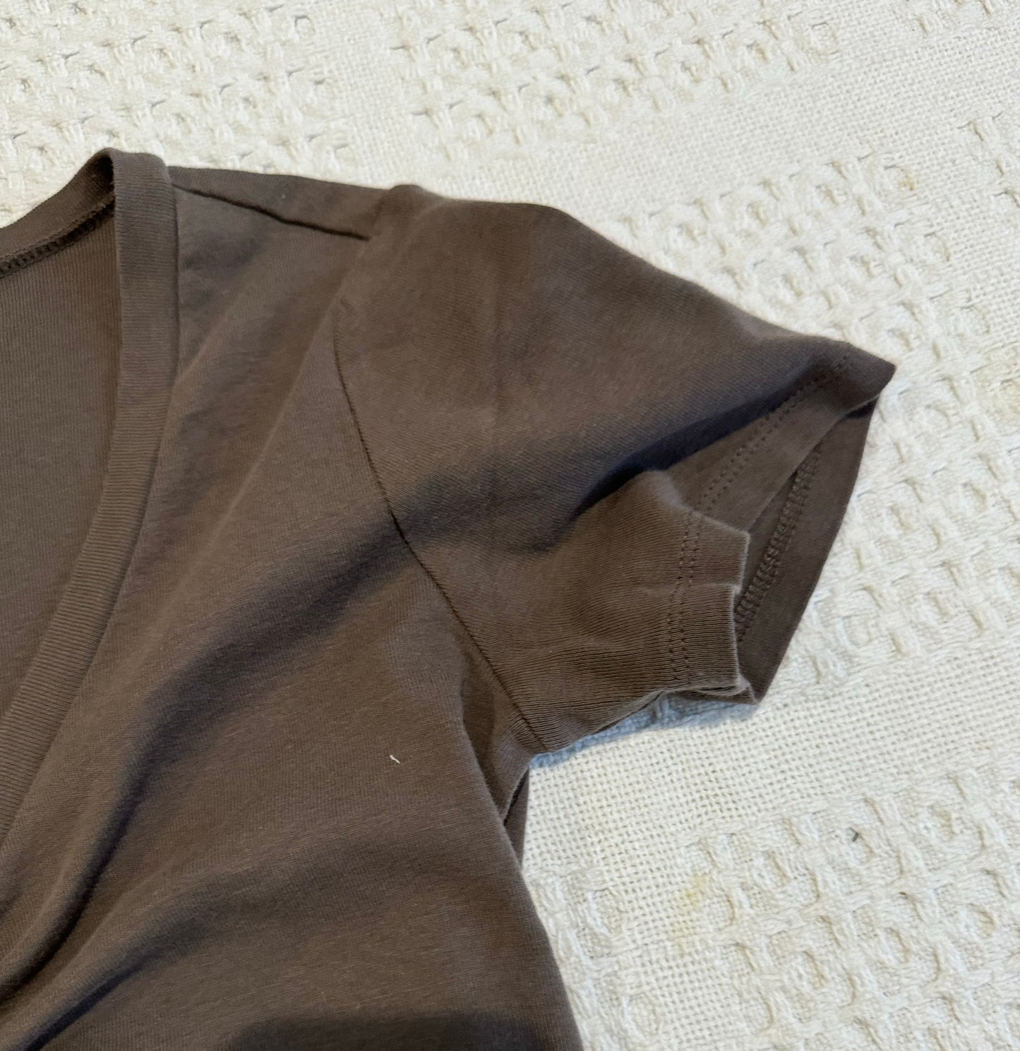 Coquette Brown Top