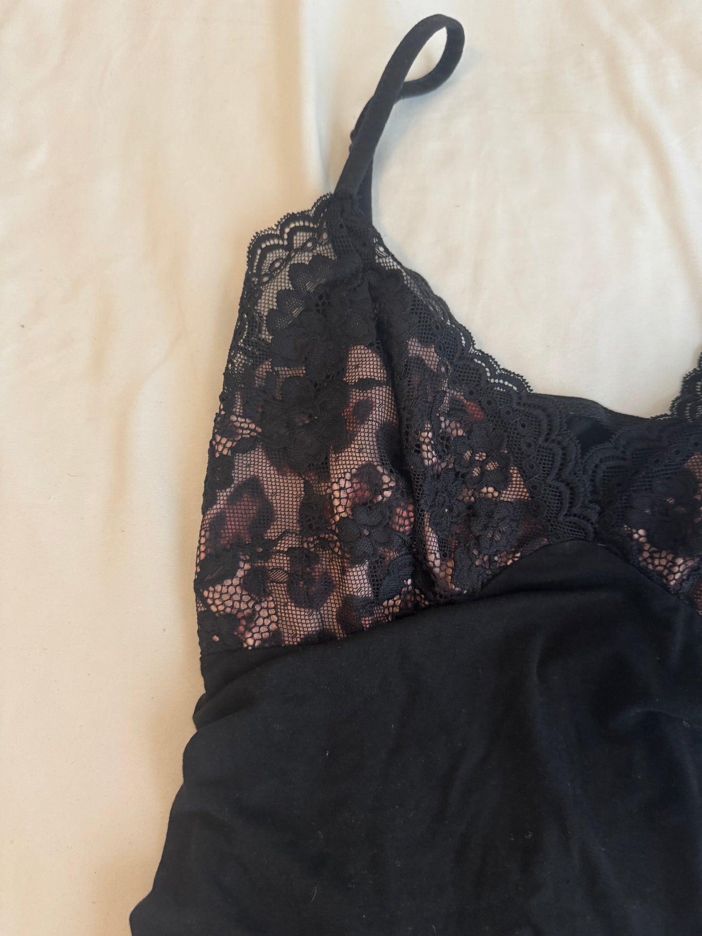Black Halter Top with Animal Print