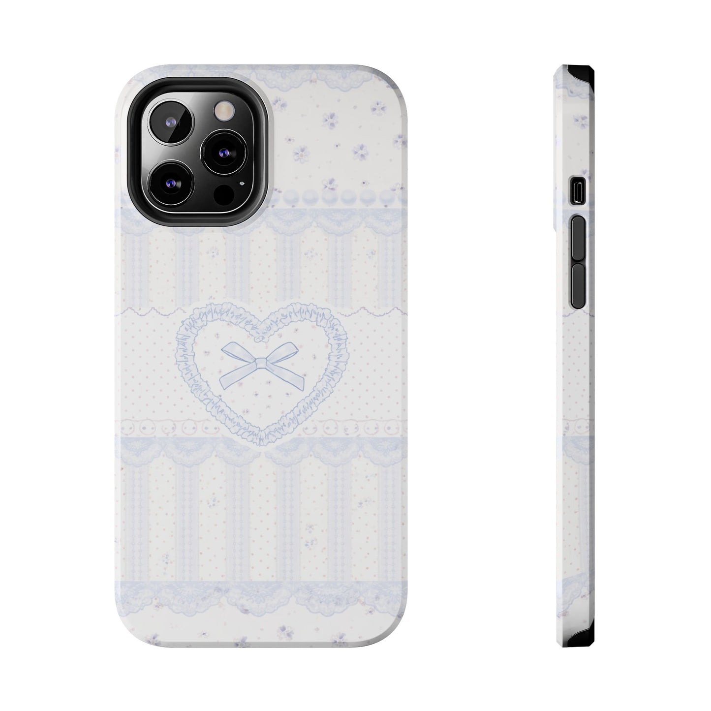 Coquette Blue Lace - Protective Phone Case