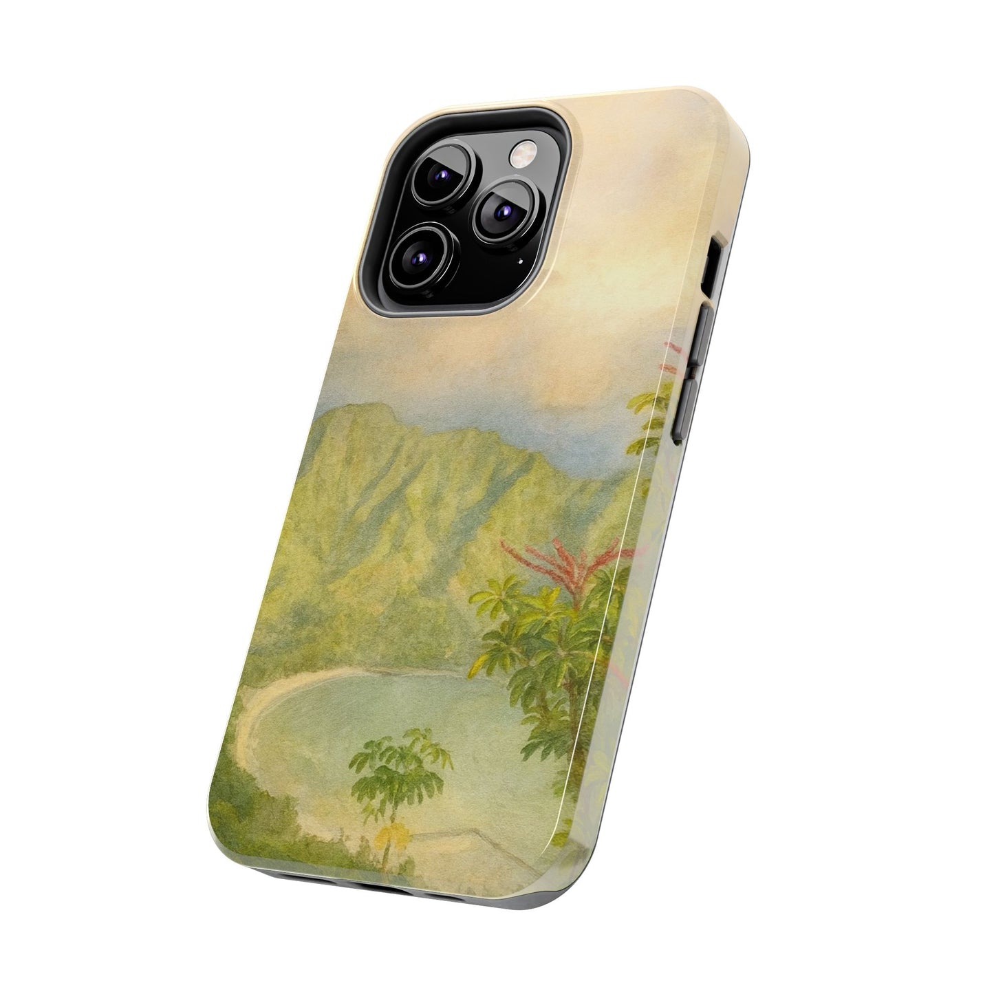 Vintage Tropical Beach - Protective Phone Case