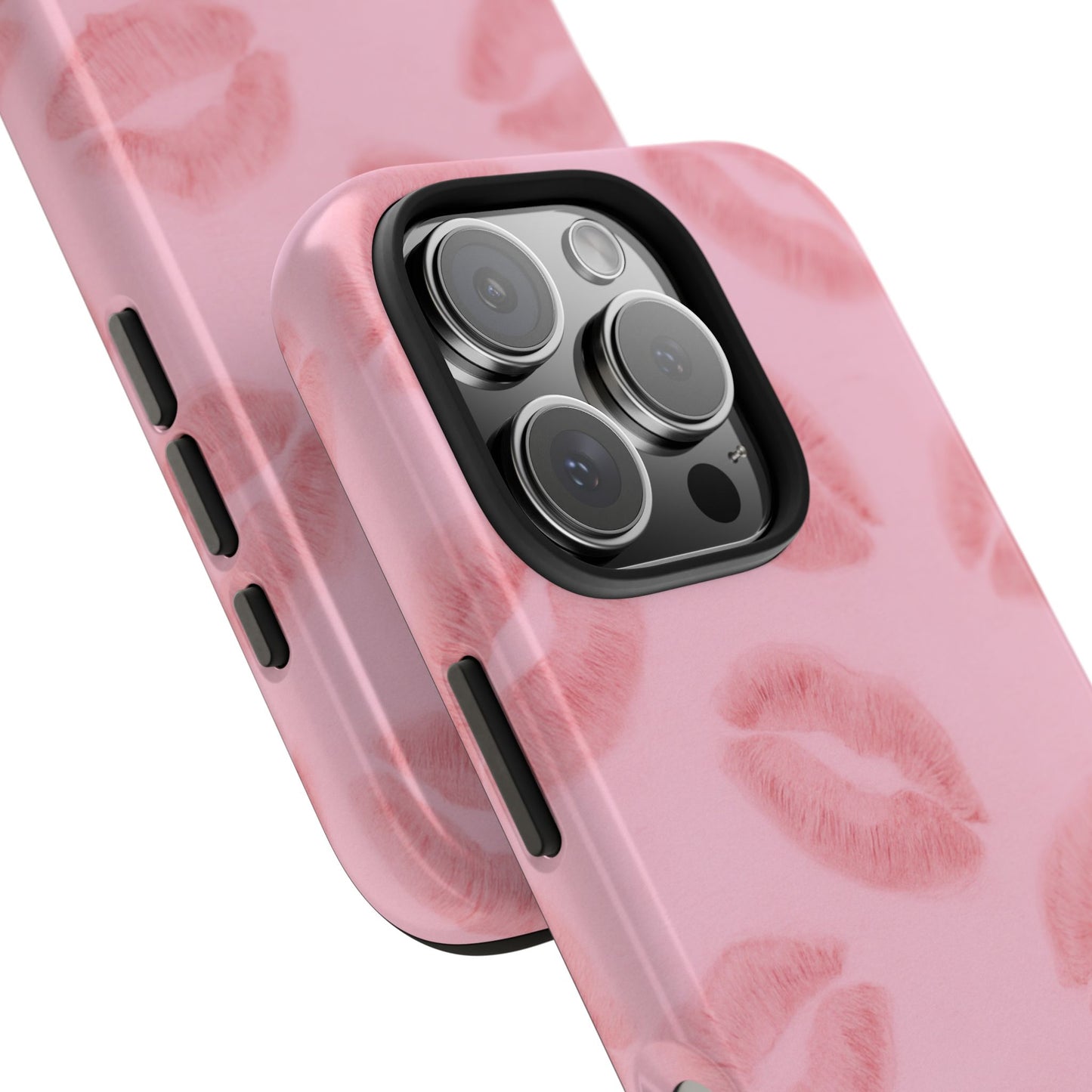 Pink Rosy Kisses - Protective Phone Case