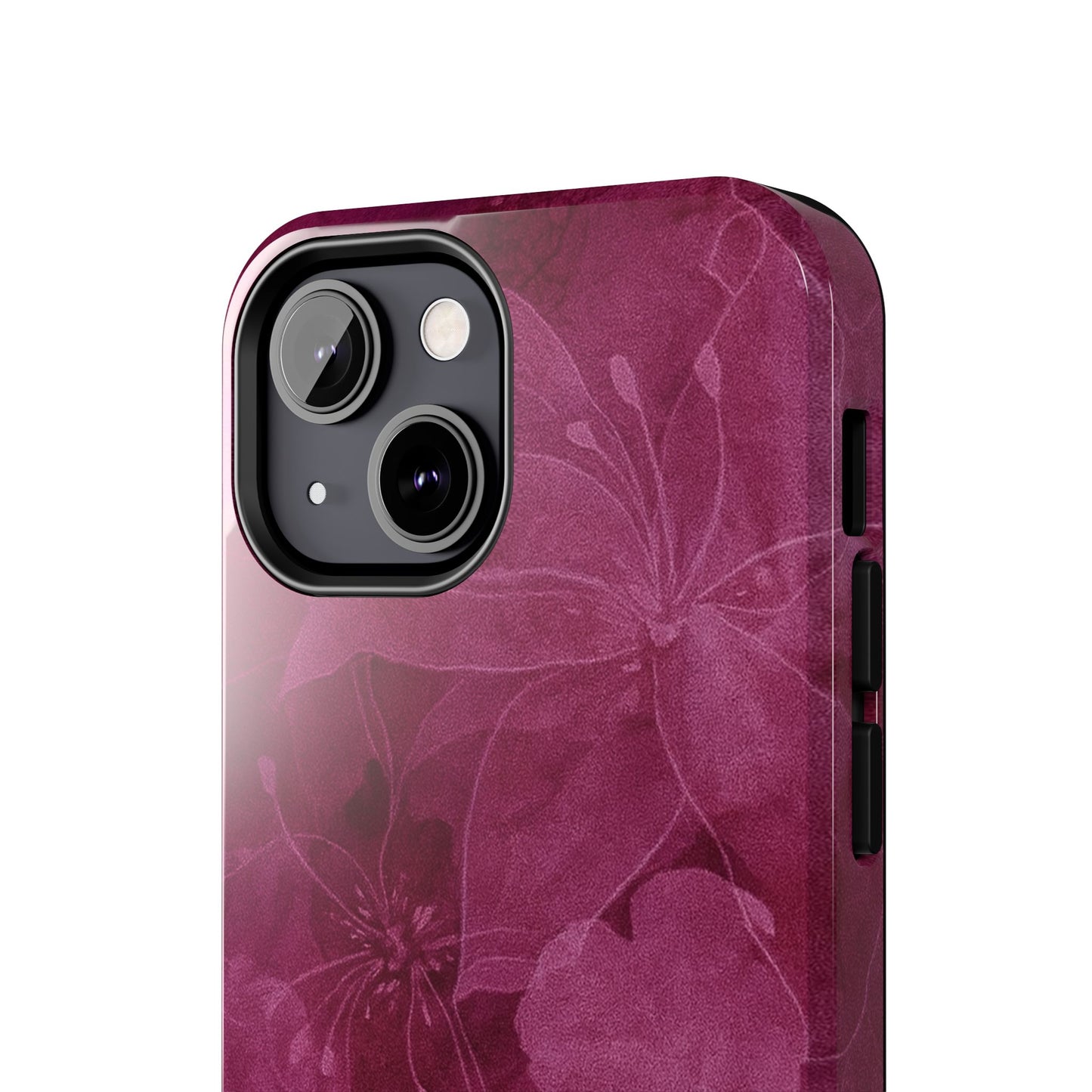 Magenta Petals - Protective Phone Case