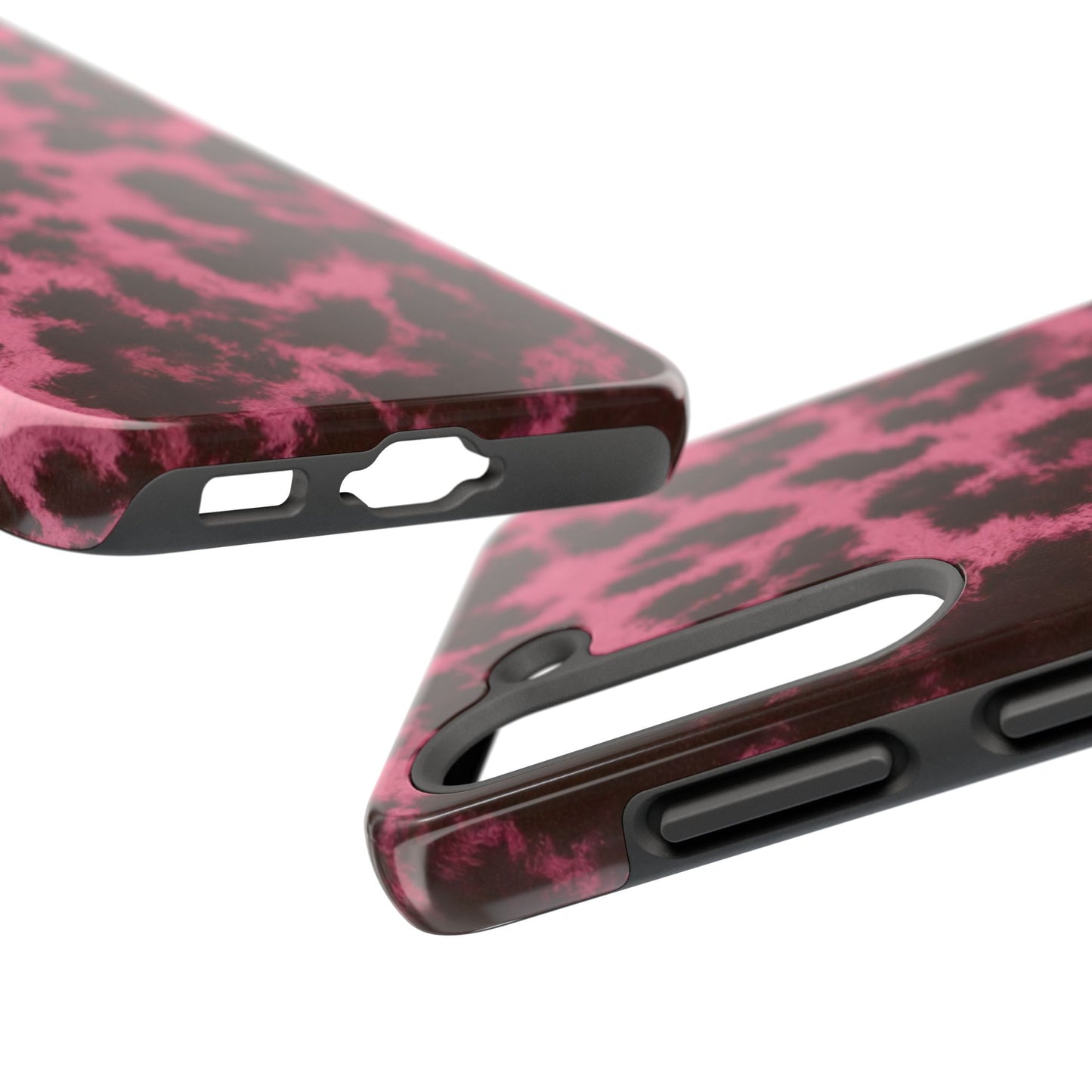 Pink Leopard Print - Protective Phone Case