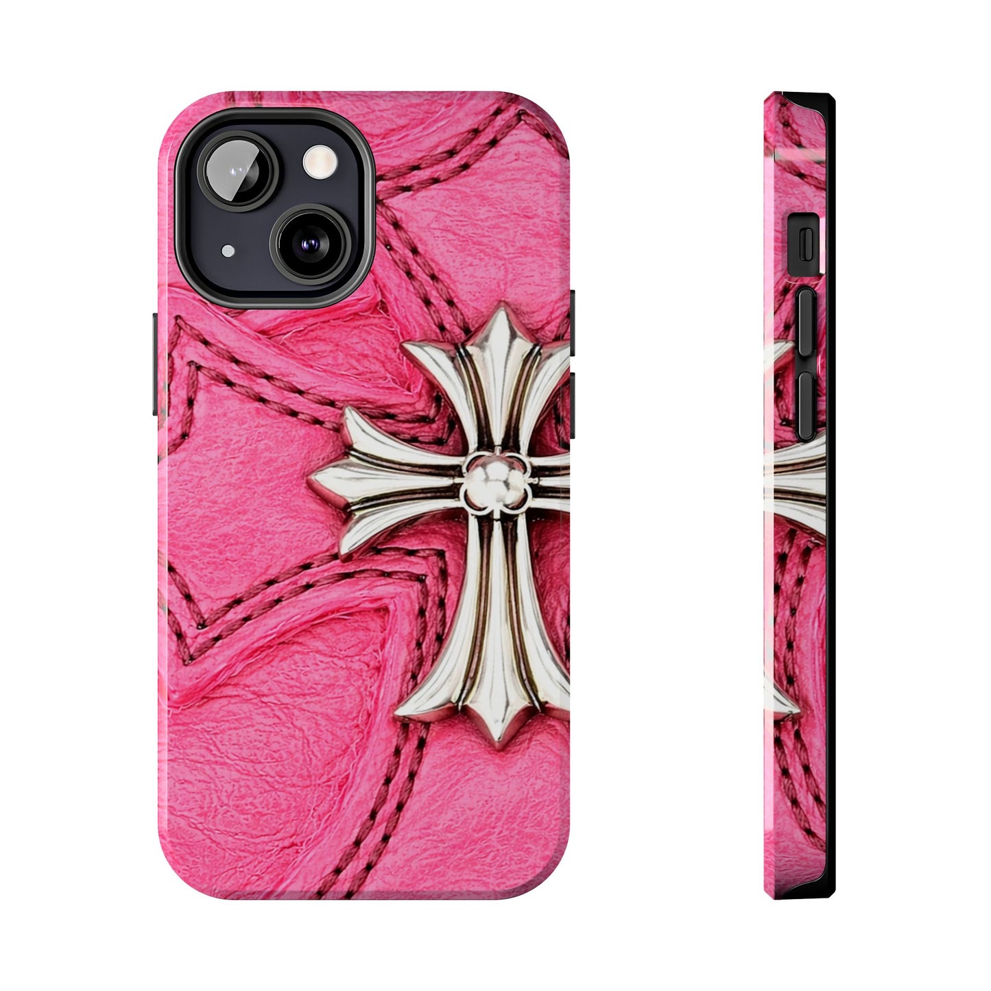 Pink Cross - Protective Phone Case