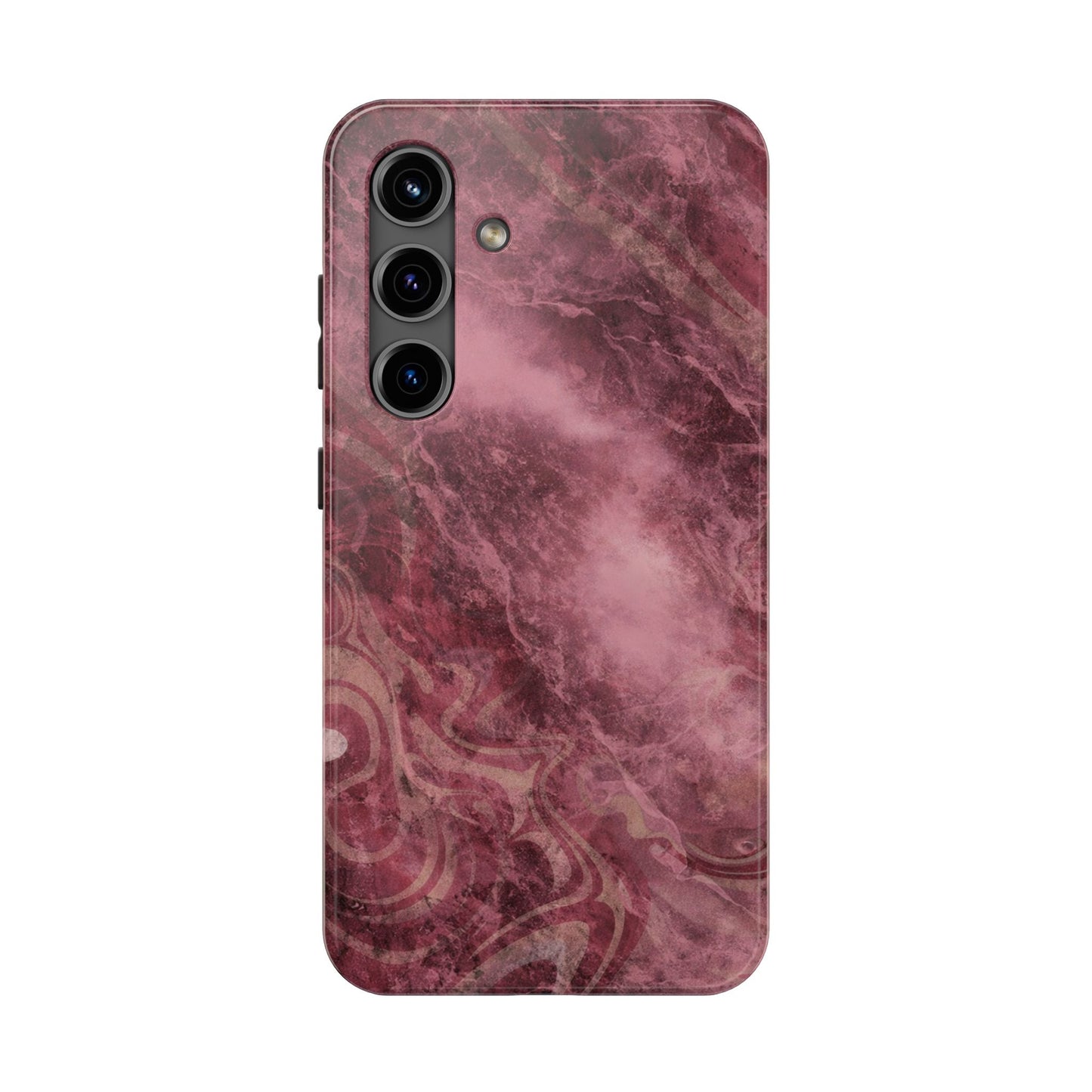 Marble Magenta - Protective Phone Case