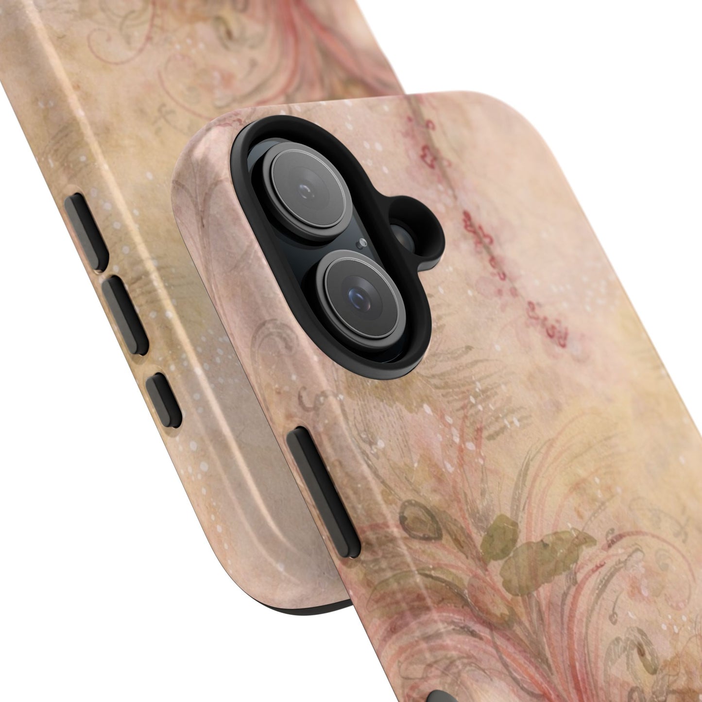 Antique Watercolor Floral - Protective Phone Case