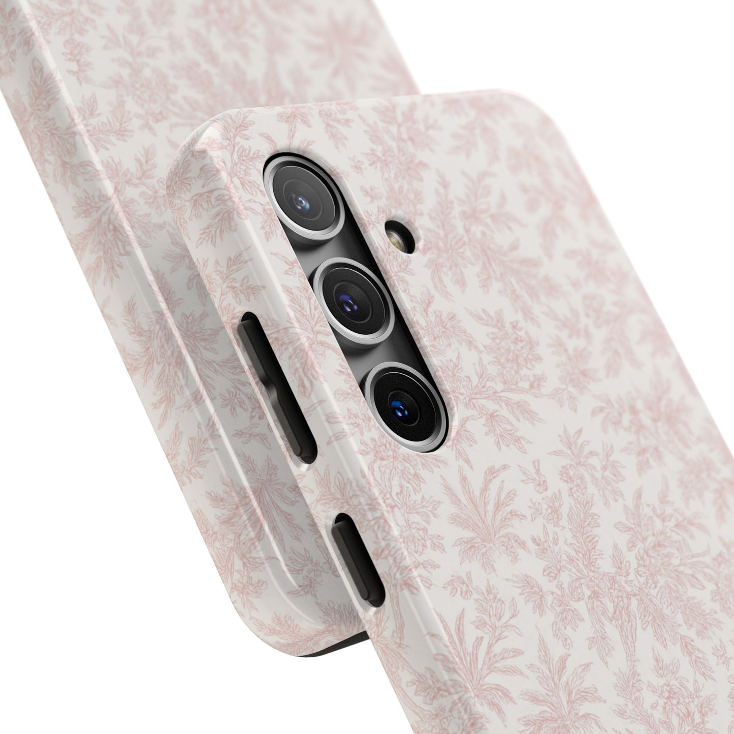 Blush Pink Floral - Protective Phone Case