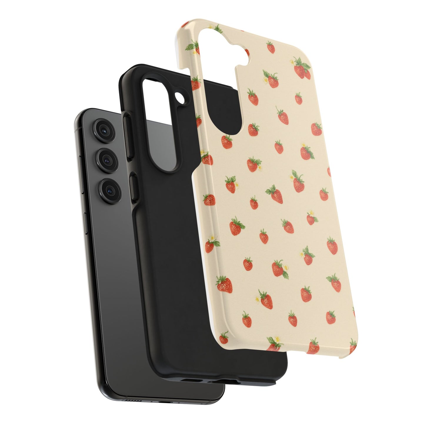 Strawberry Picking - Protective Phone Case