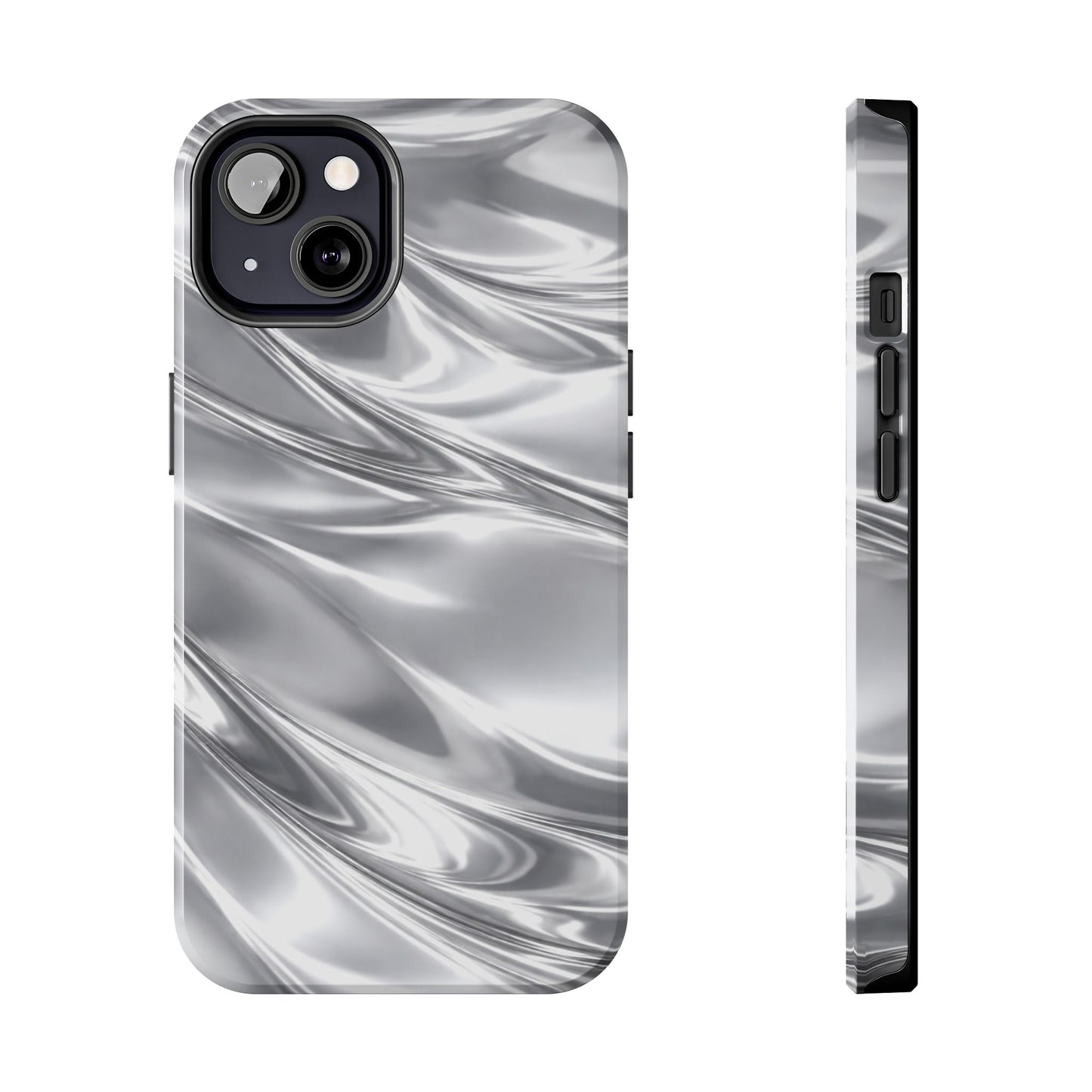 Silver Metallic - Protective Phone Case