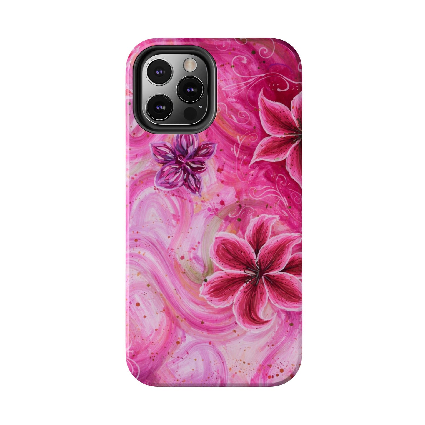 Watercolor Hibiscus - Protective Phone Case