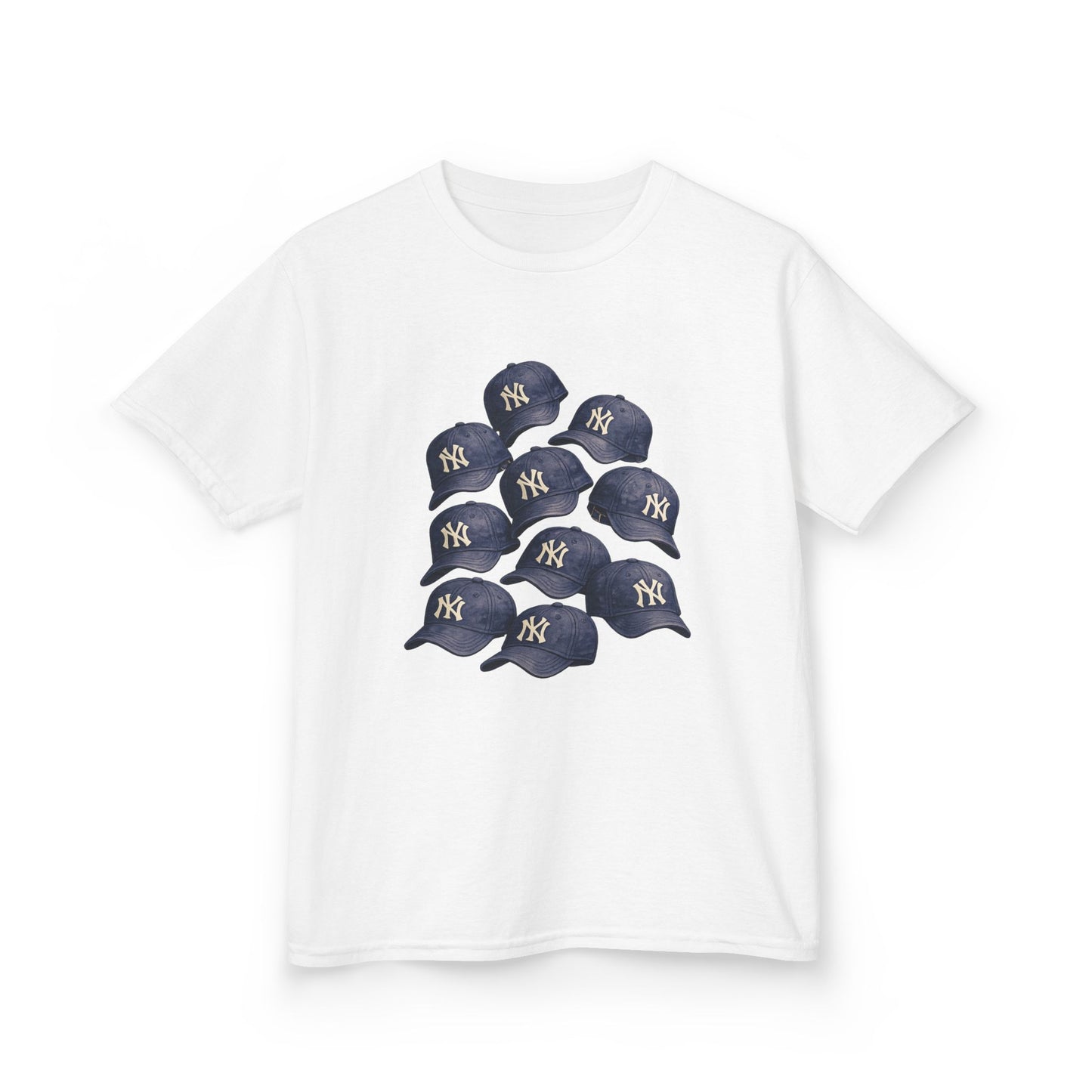 Baseball Cap Stack - Baby Tee