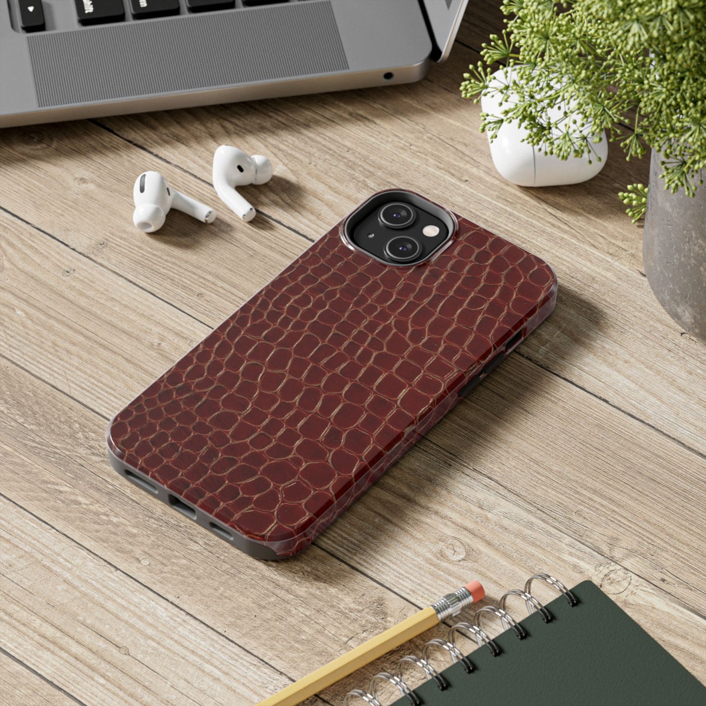 Y2K Red Crocodile - Protective Phone Case
