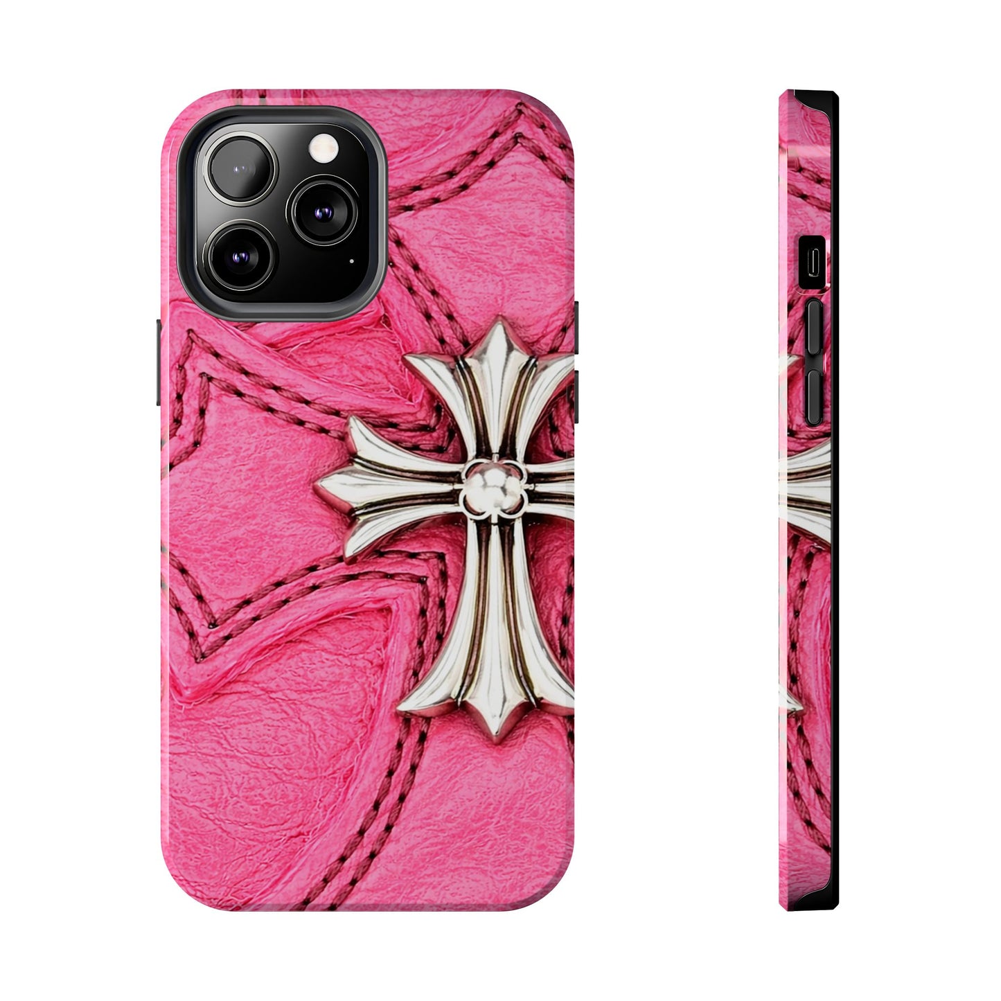 Pink Cross - Protective Phone Case
