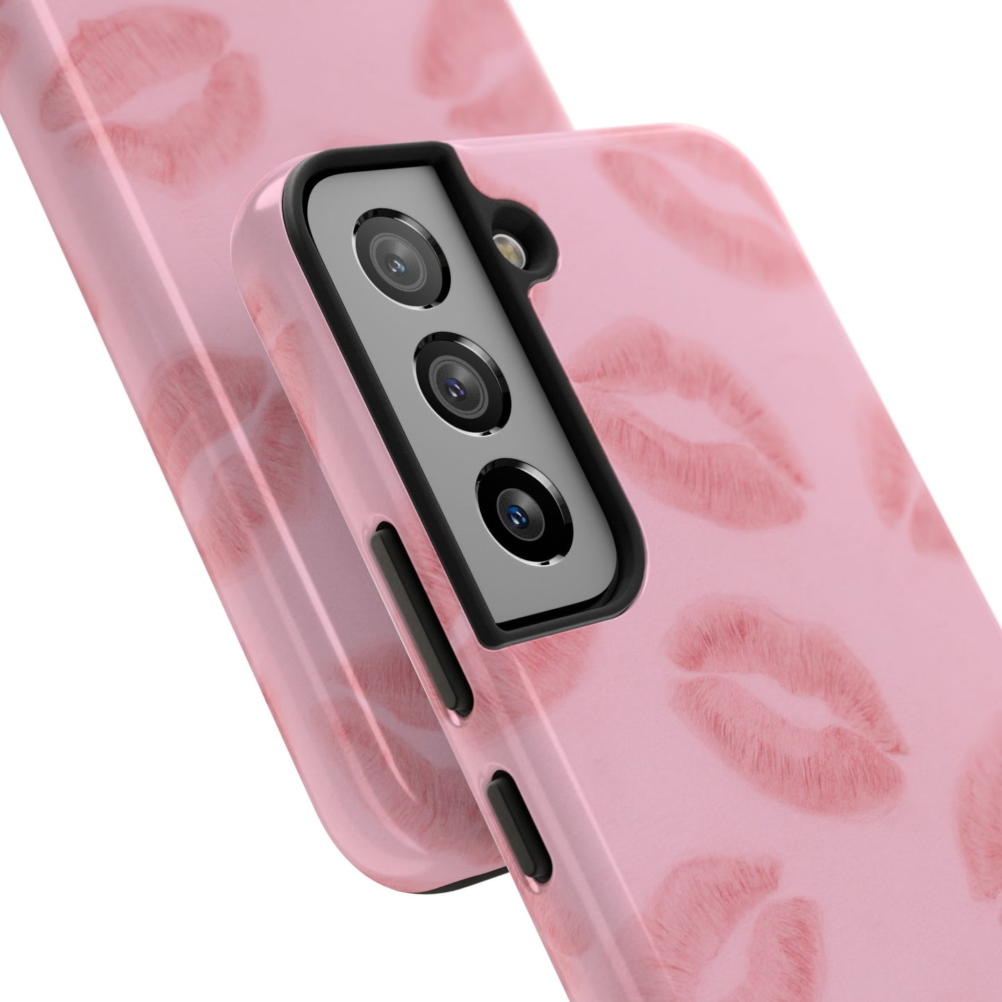 Pink Rosy Kisses - Protective Phone Case