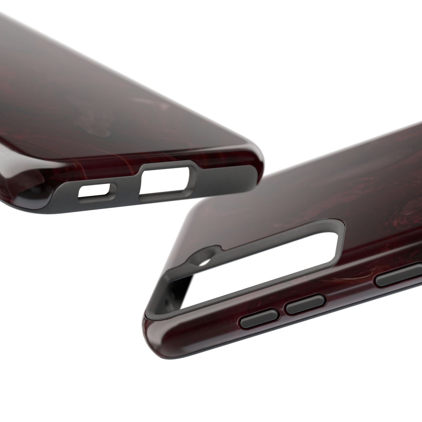 Glossy Maroon - Protective Phone Case