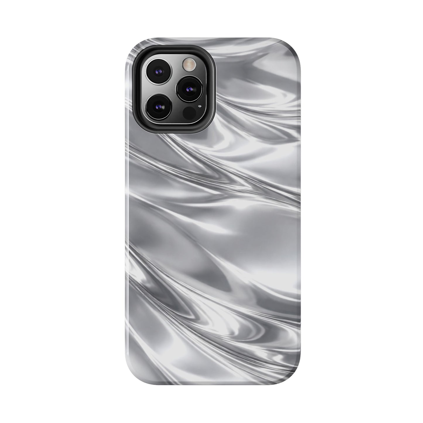 Silver Metallic - Protective Phone Case