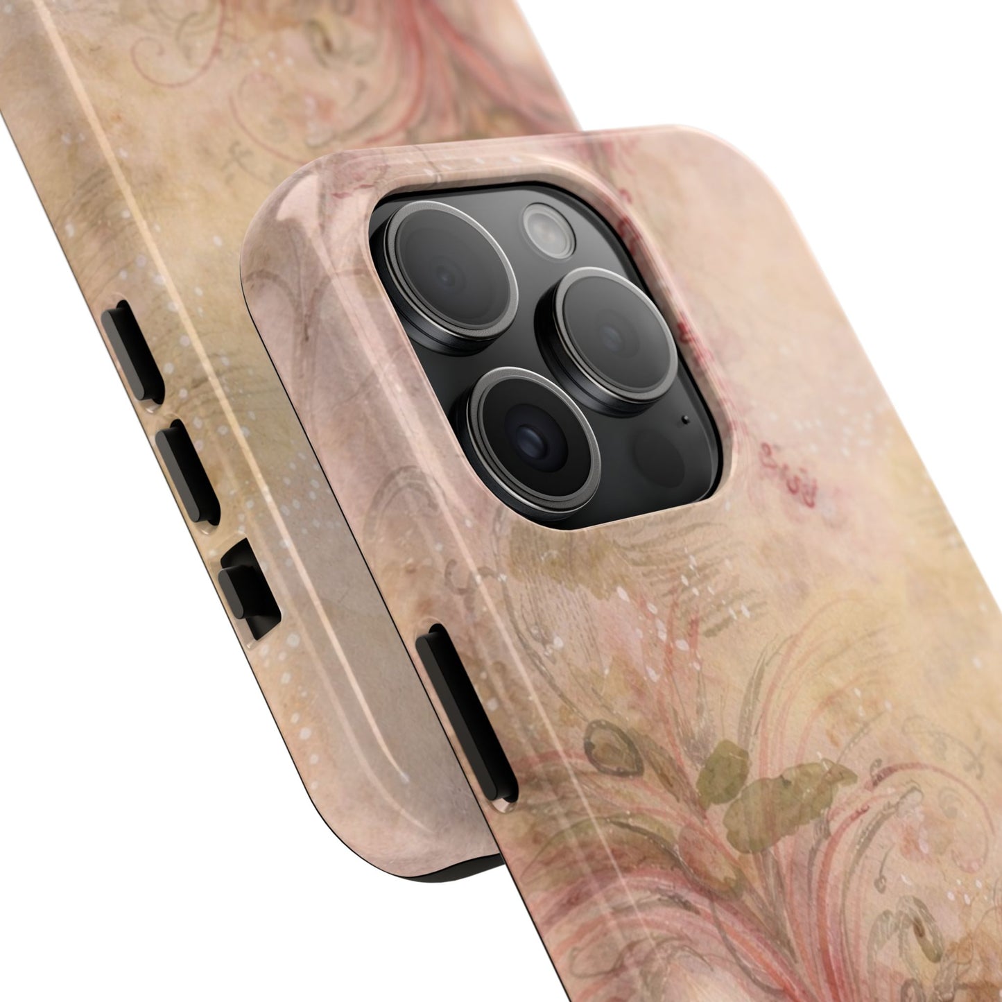 Antique Watercolor Floral - Protective Phone Case