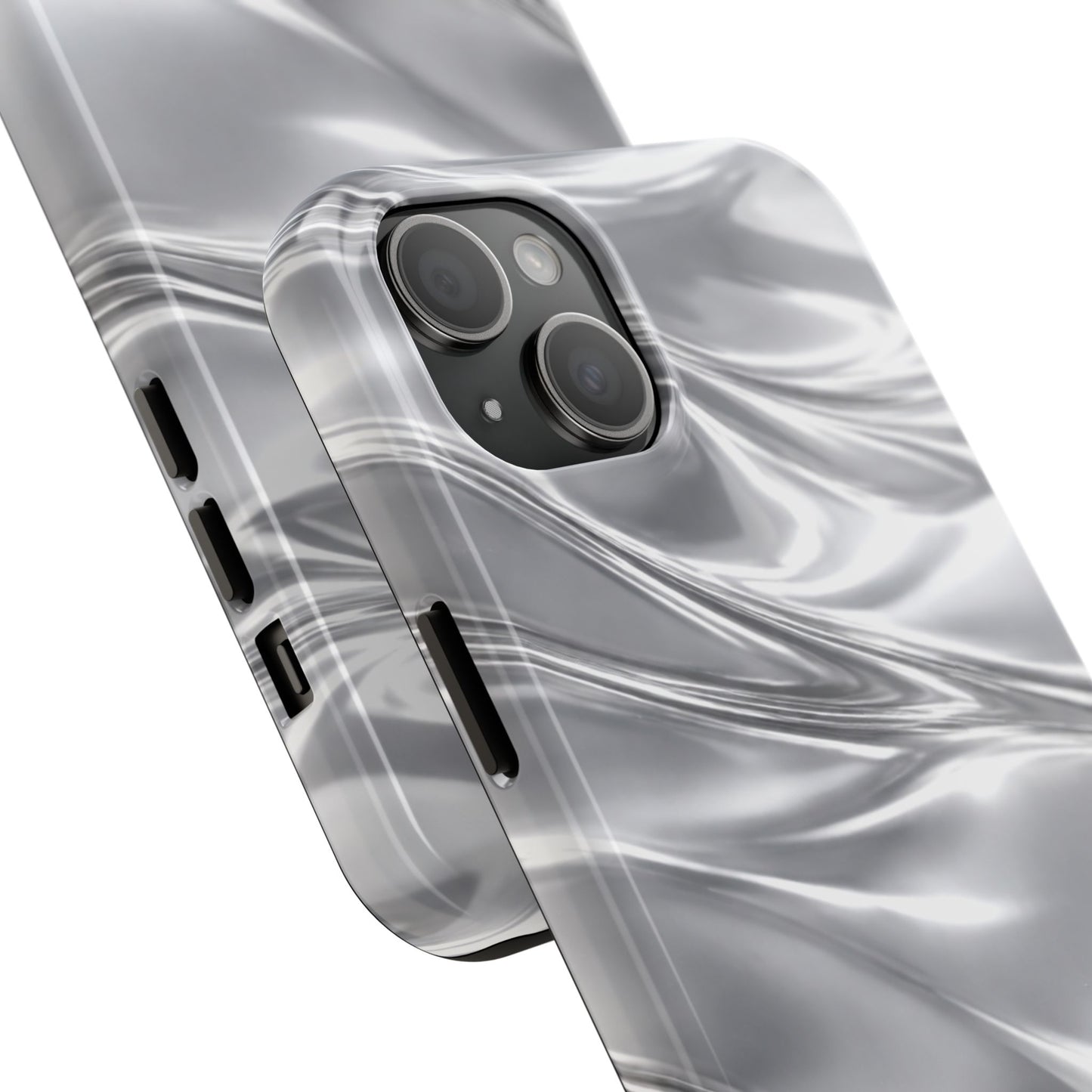 Silver Metallic - Protective Phone Case