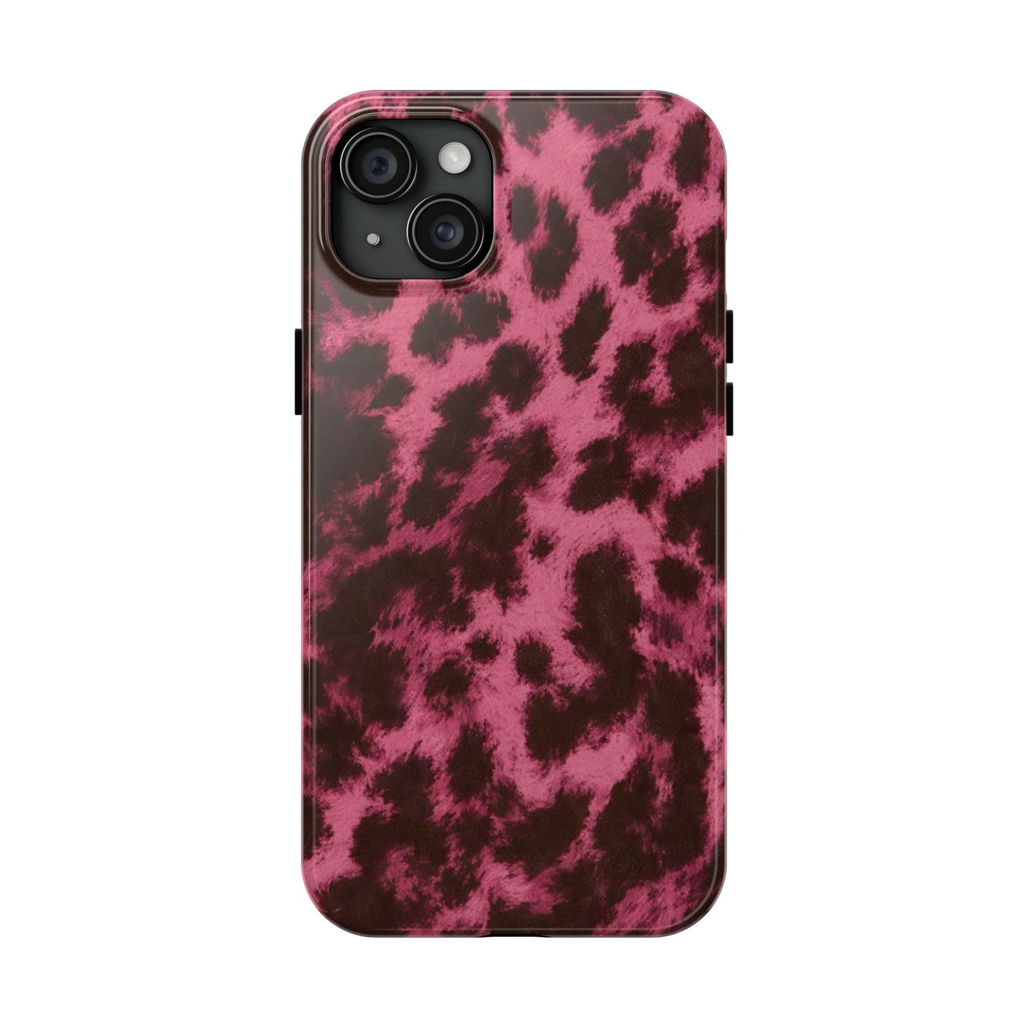 Pink Leopard Print - Protective Phone Case