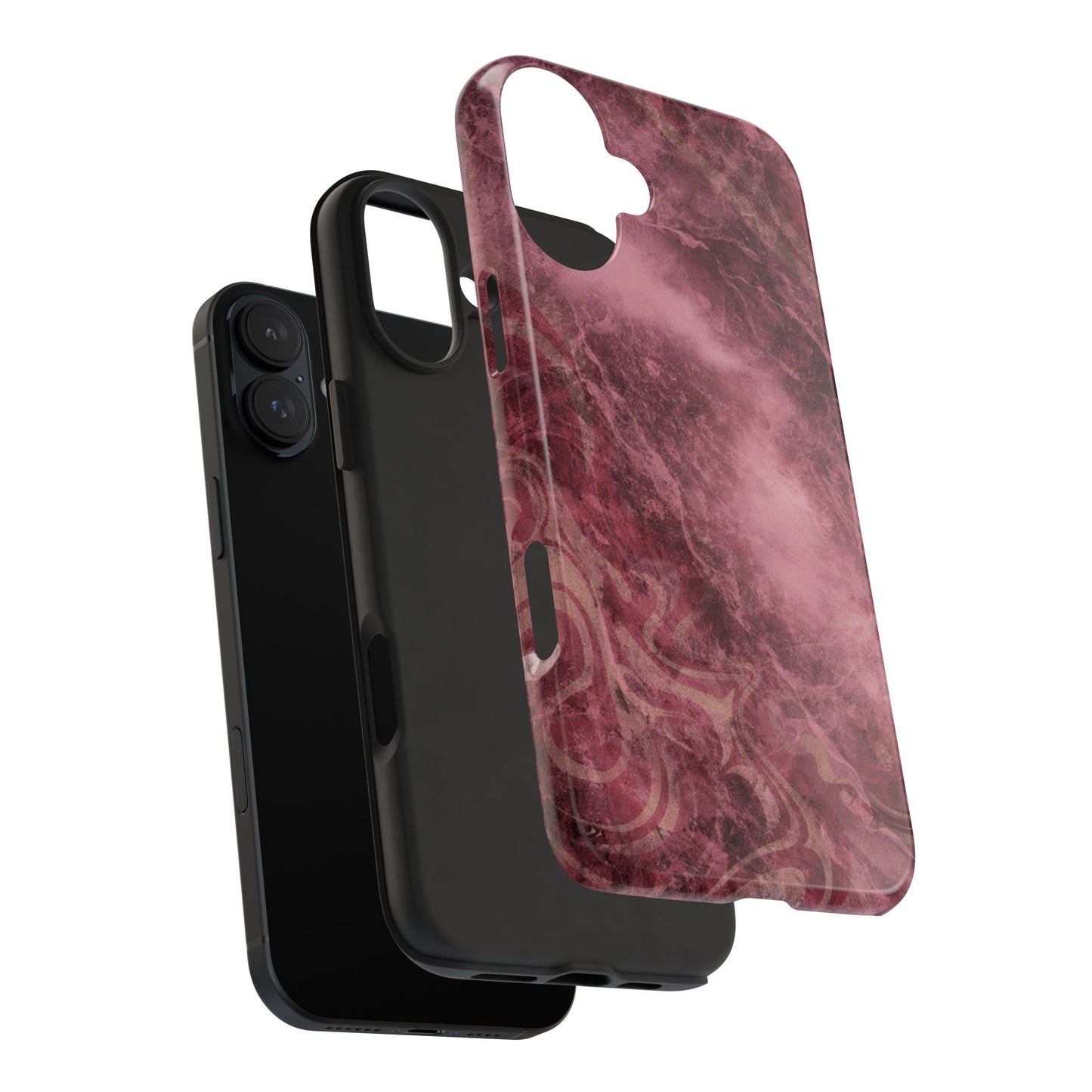 Marble Magenta - Protective Phone Case