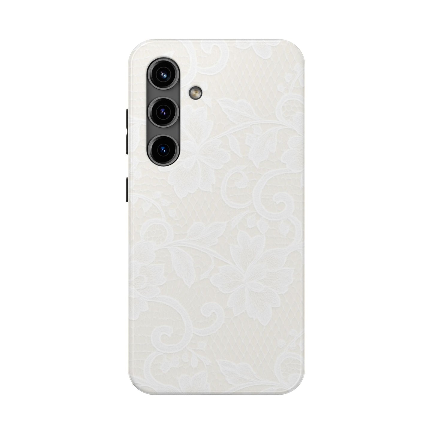 White Lace - Protective Phone Case
