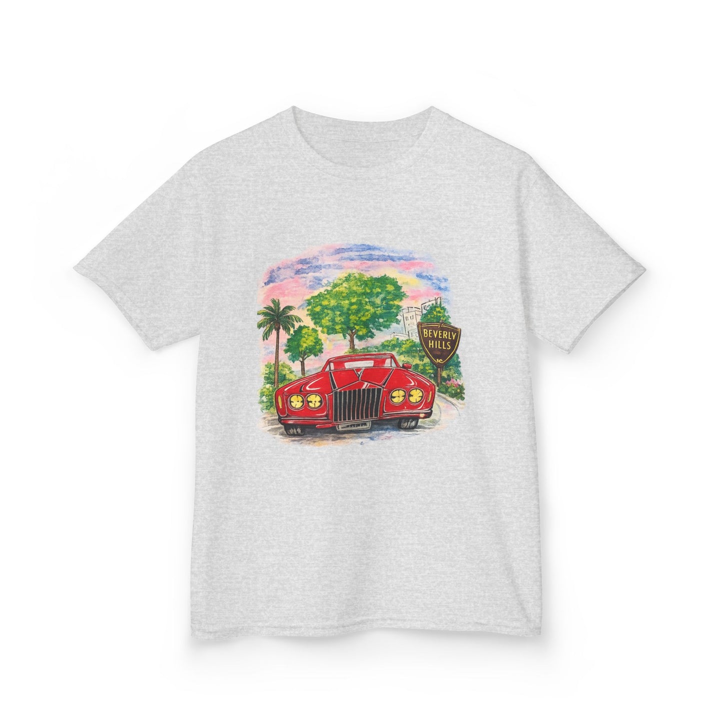 Vintage Convertible Car - Baby Tee