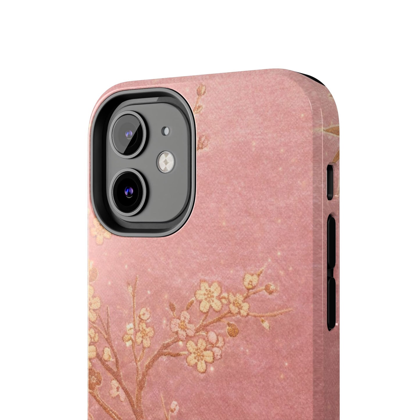 Pink Gold Cherry Blossom - Protective Phone Case