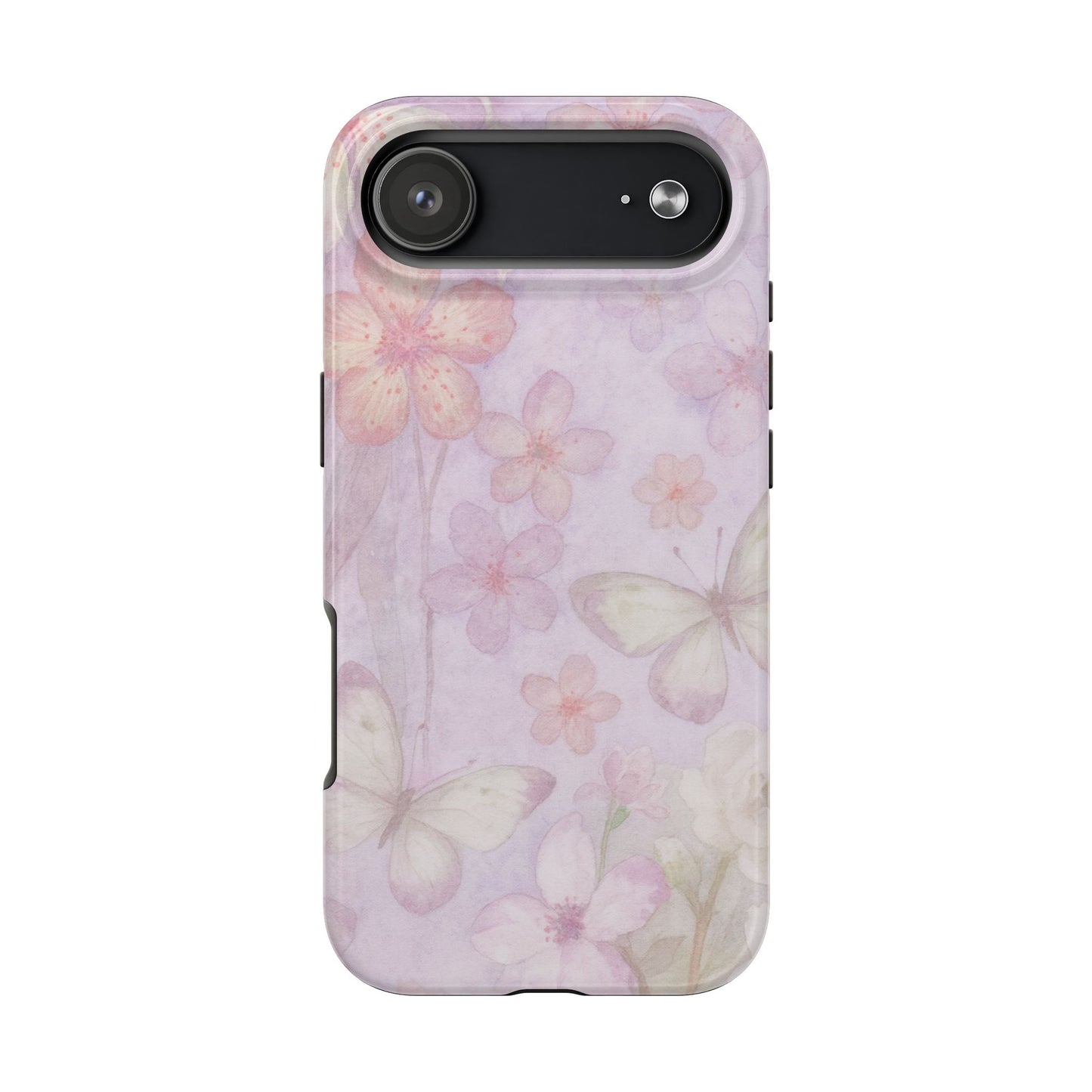 Lilac Butterfly - Protective Phone Case