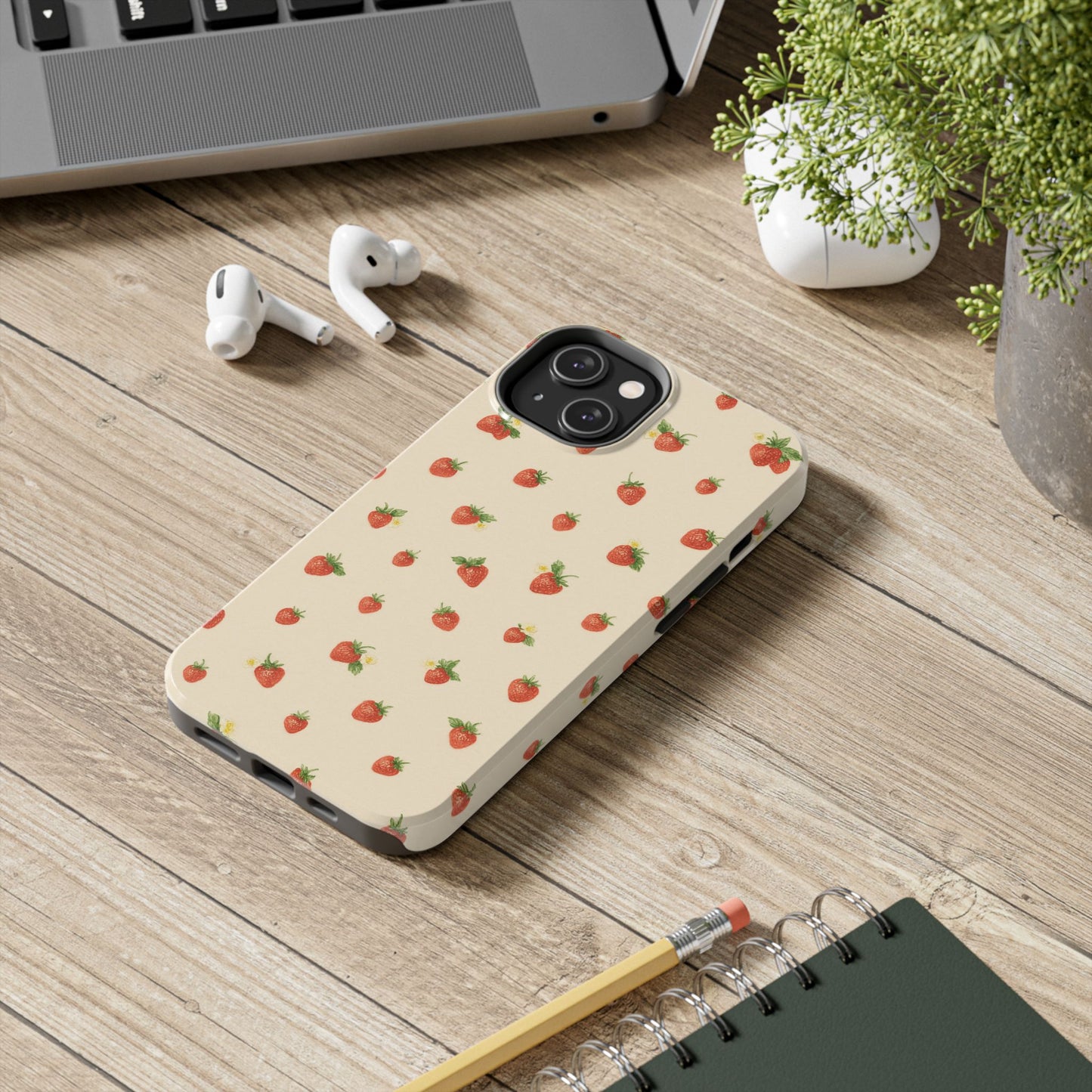 Strawberry Picking - Protective Phone Case