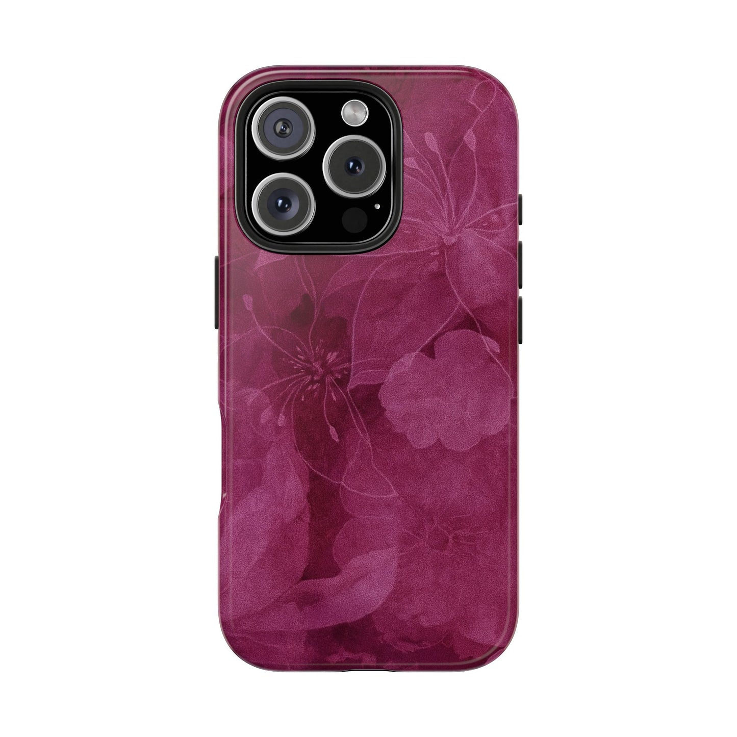 Magenta Petals - Protective Phone Case