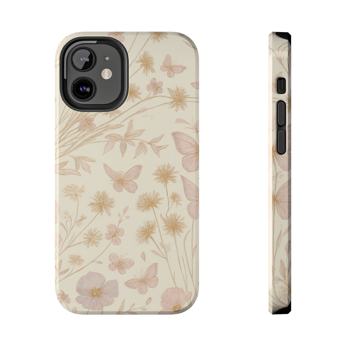 Floral Flutter - Protective Phone Case