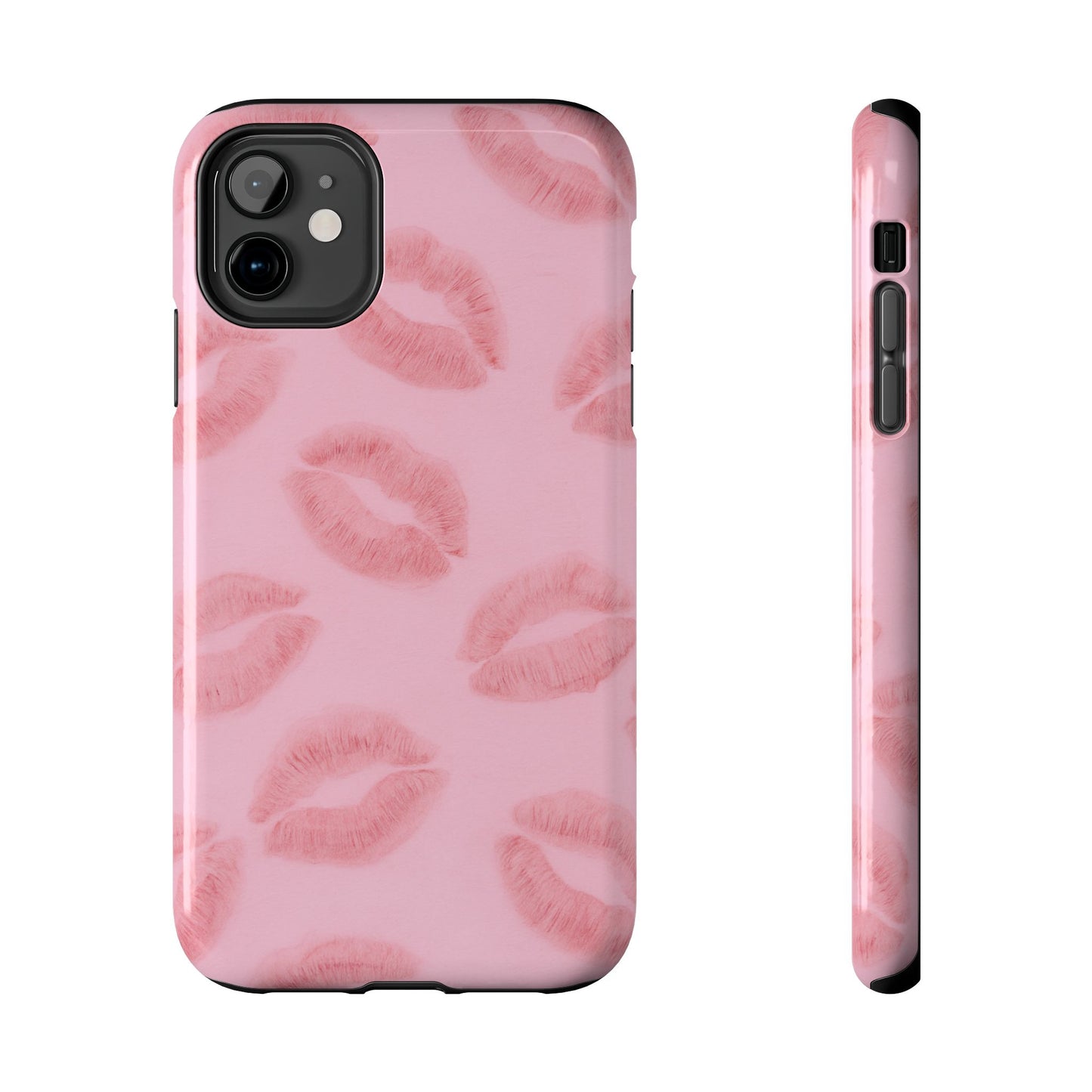 Pink Rosy Kisses - Protective Phone Case