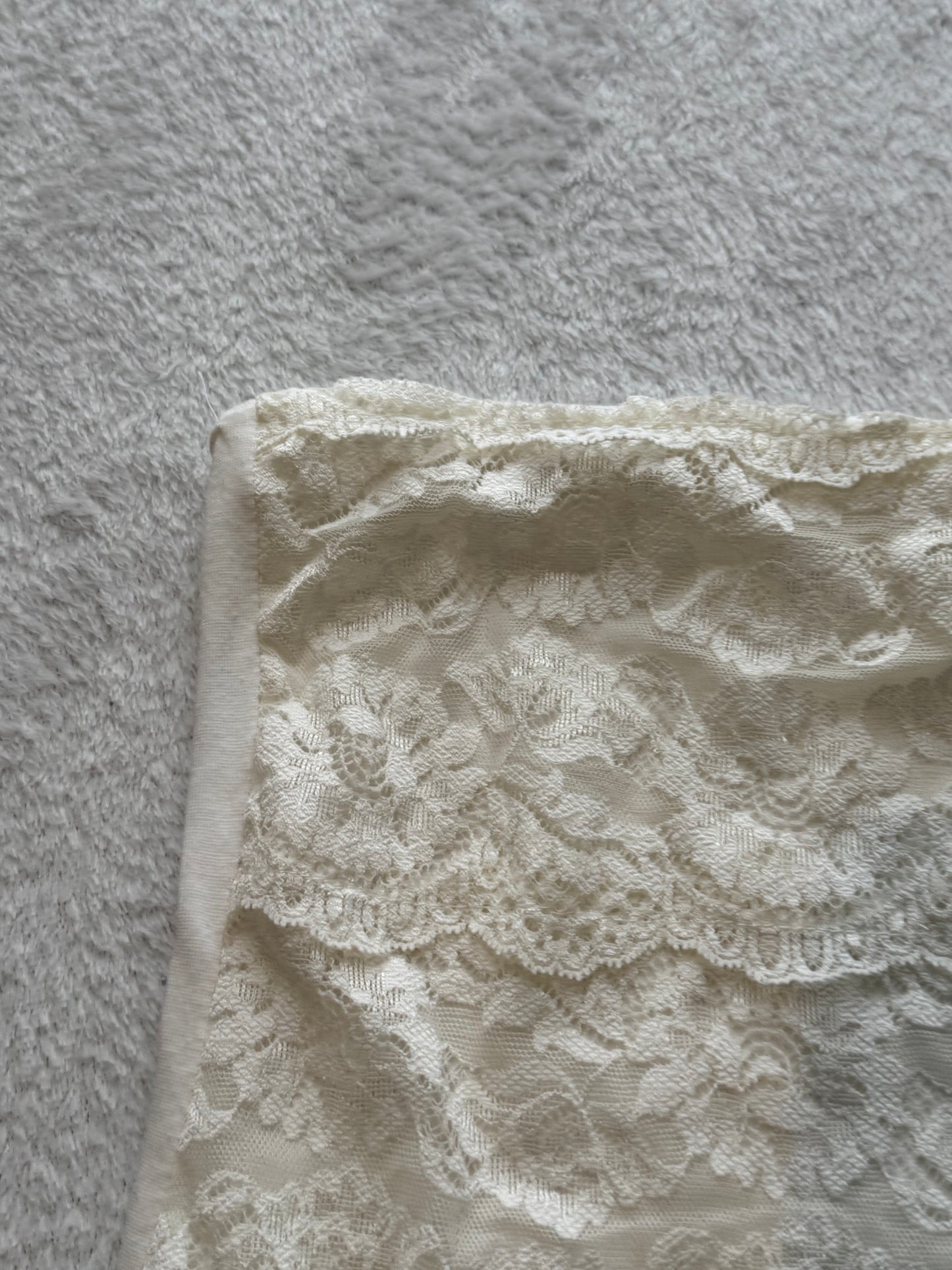White Lace Tube Top