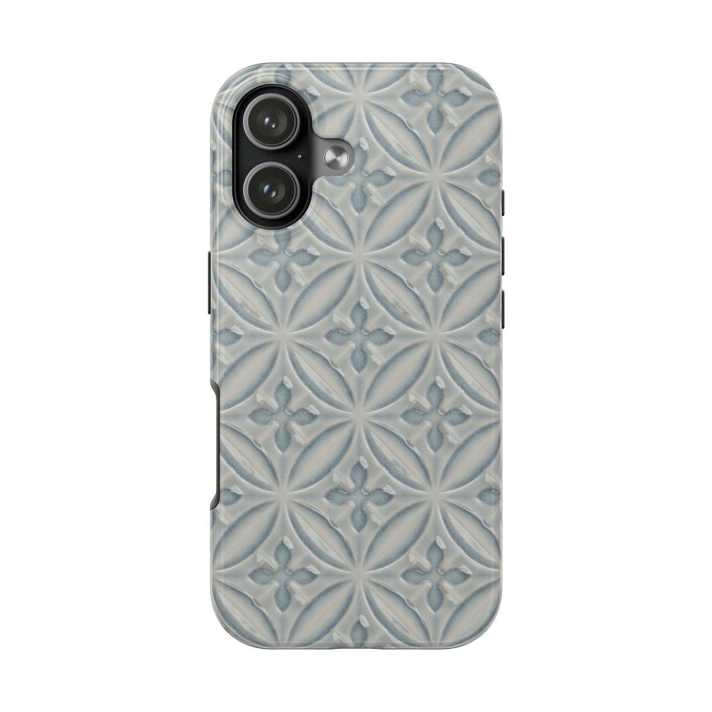 Vintage Blue Tile - Protective Phone Case