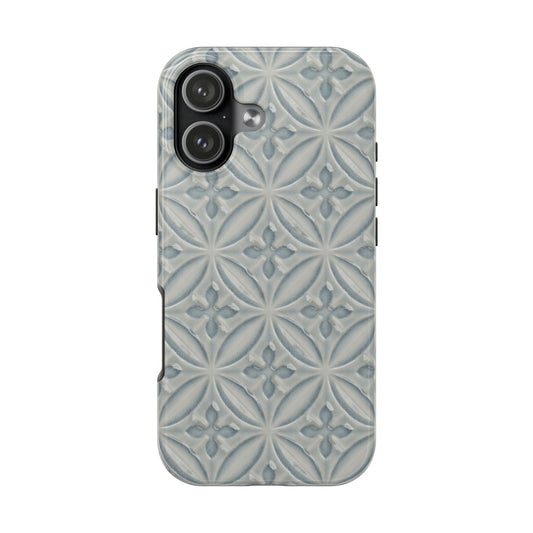 Vintage Blue Tile - Protective Phone Case
