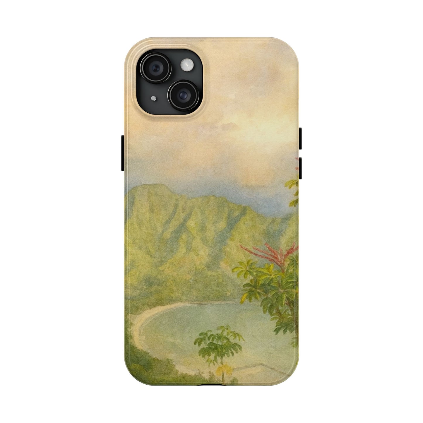 Vintage Tropical Beach - Protective Phone Case