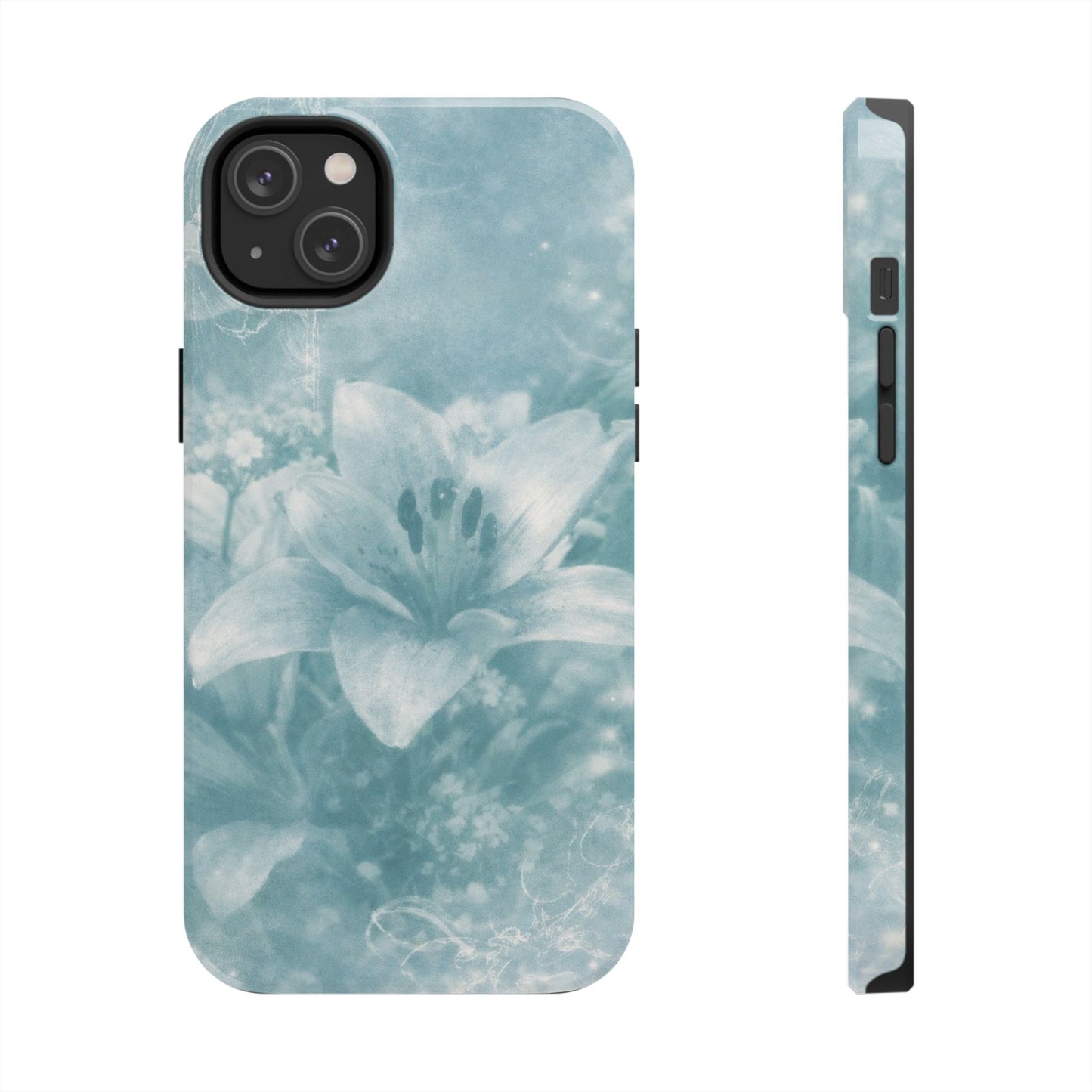 Teal Lily - Protective Phone Case
