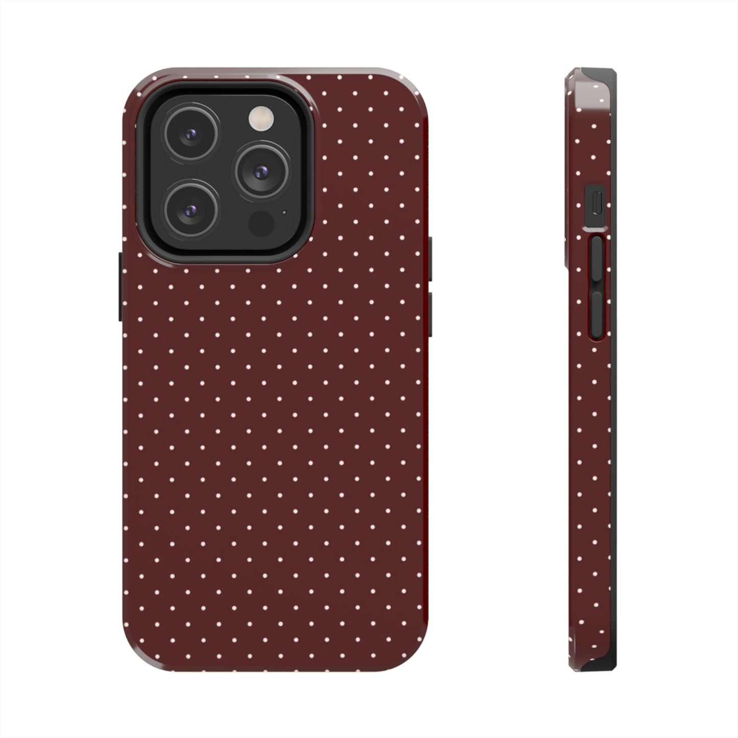 Red Polka Dots - Protective Phone Case