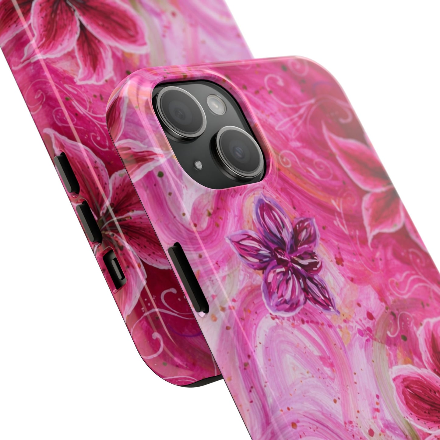Watercolor Hibiscus - Protective Phone Case