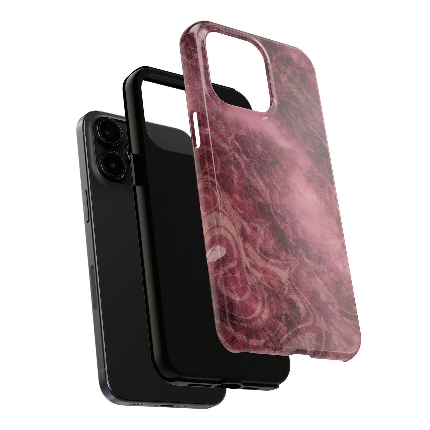 Marble Magenta - Protective Phone Case